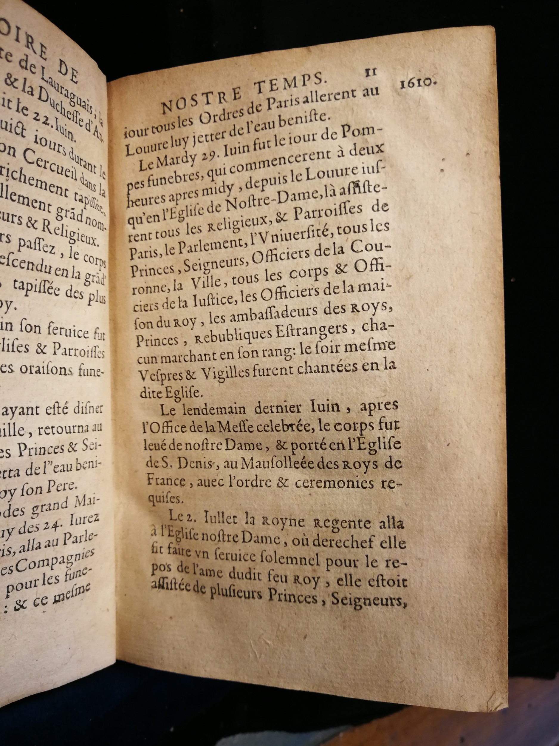 1626 - Joseph Bouillerot - Trésor de l’histoire générale de notre temps - Les Méjanes, Aix-en-Provence