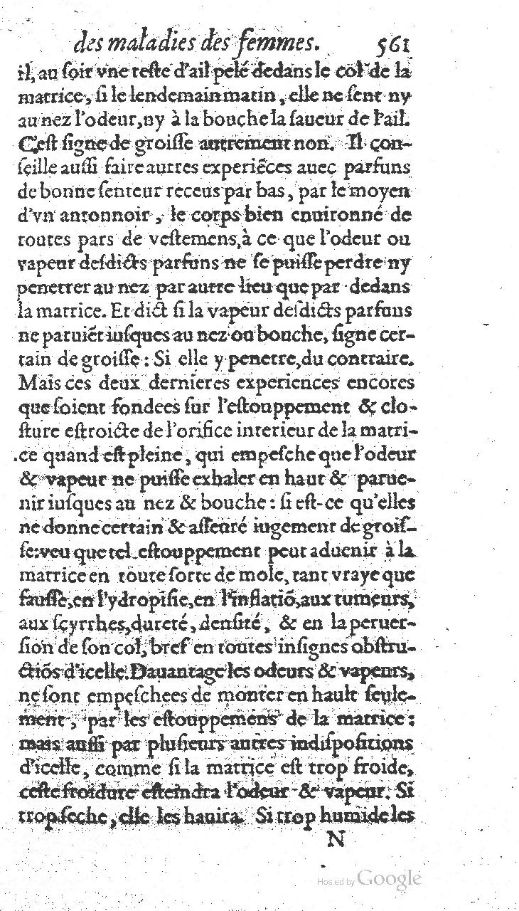 1585 - Jacques du Puis - Trésor des remèdes secrets pour les maladies des femmes - BnF
