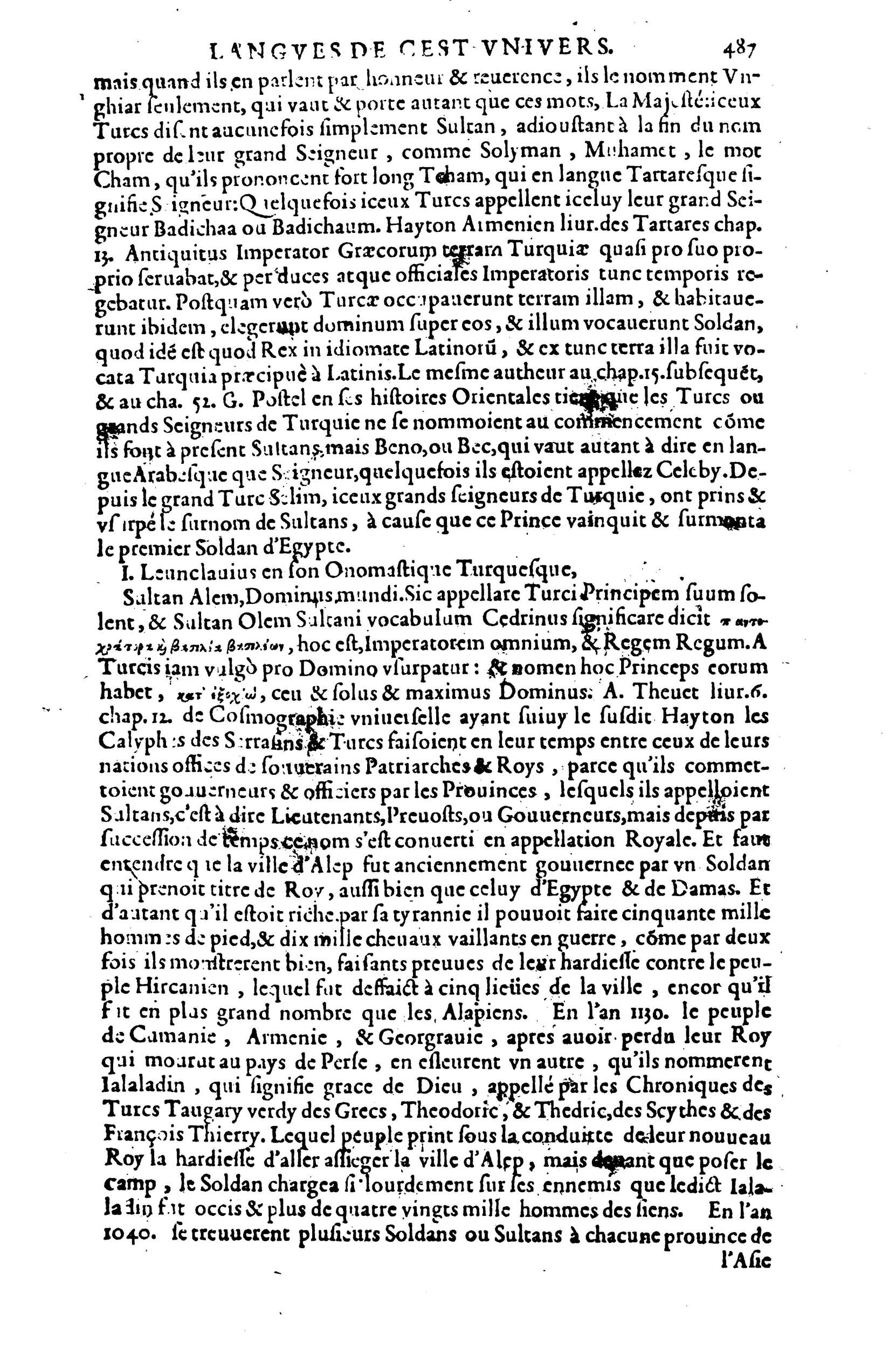 1608 - Nicolas Du Fossé - Trésor politique - BnF Tolbiac