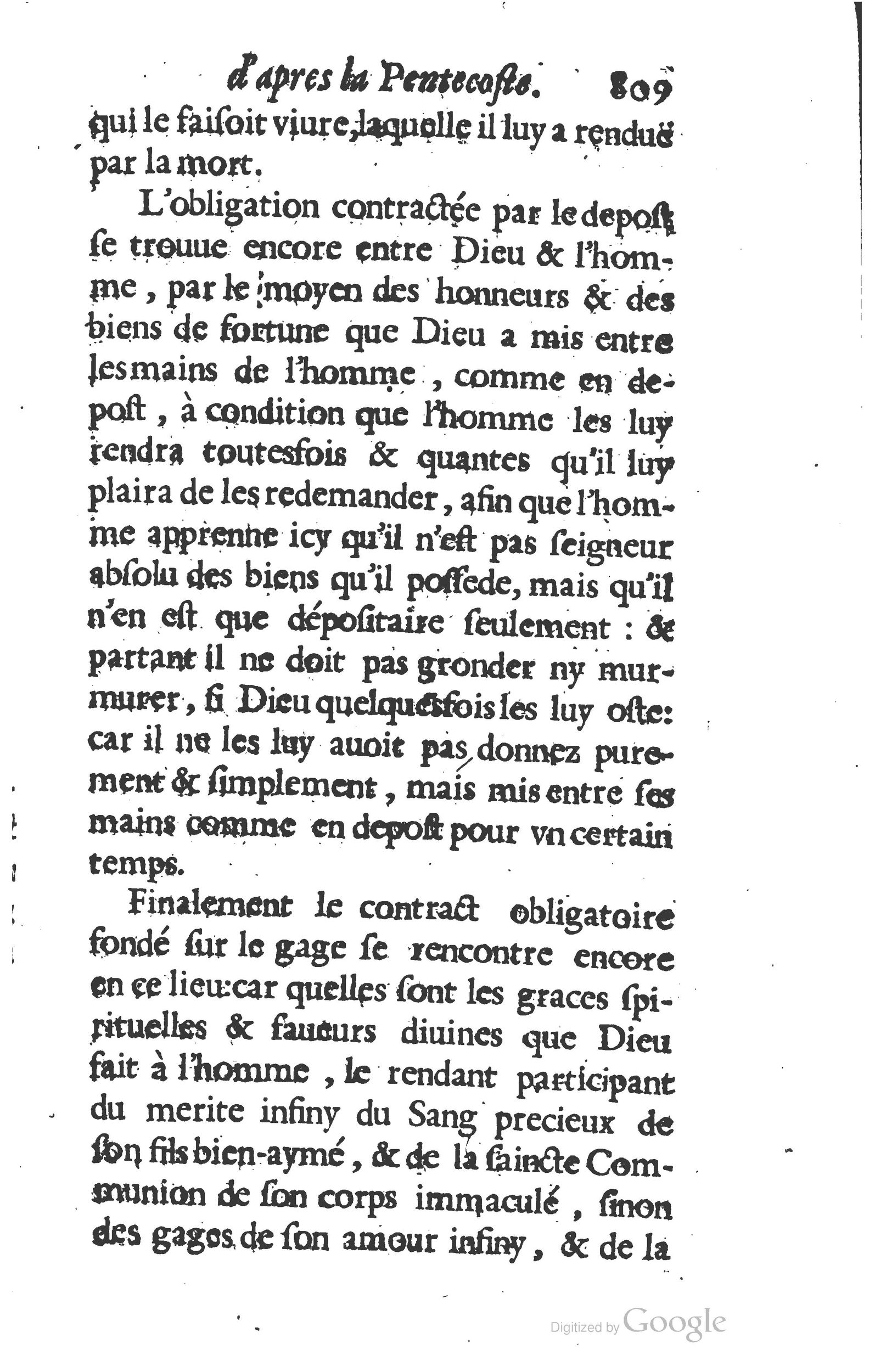 1629 - Manassés de Préaulx - Sermons ou Trésors de la piété chrétienne - BM Lyon