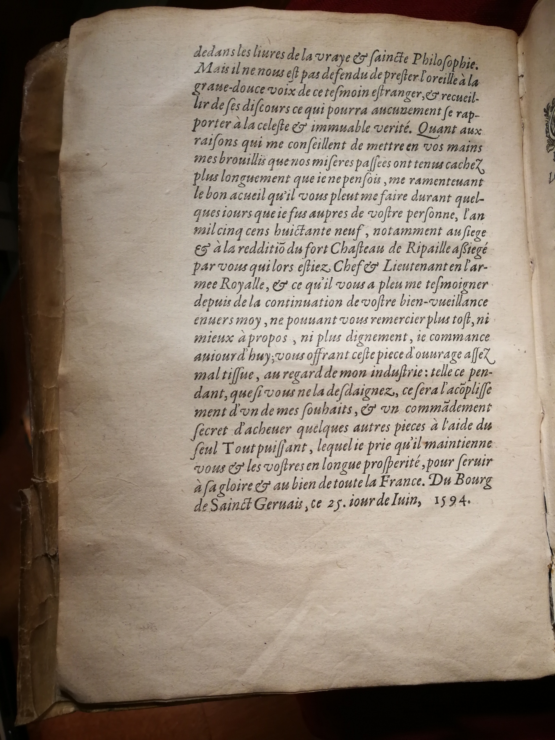 1595 - Jean Houzé - Œuvres morales et mêlées de Sénèque, Trésor de philosophie morale - T. 1 - BnF