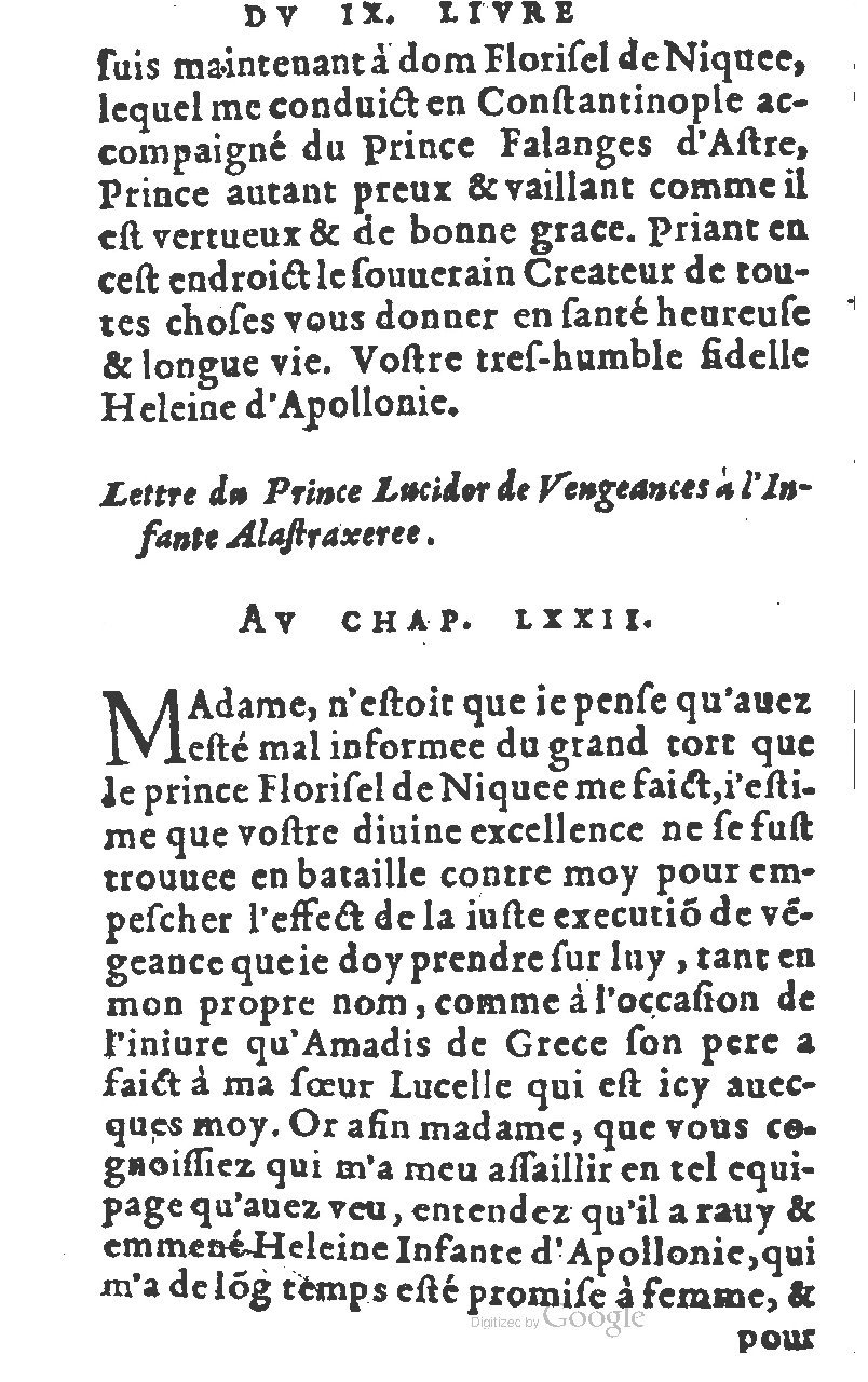 1582 - Jean Huguetan - Trésor des Amadis T. 1 - BM Lyon
