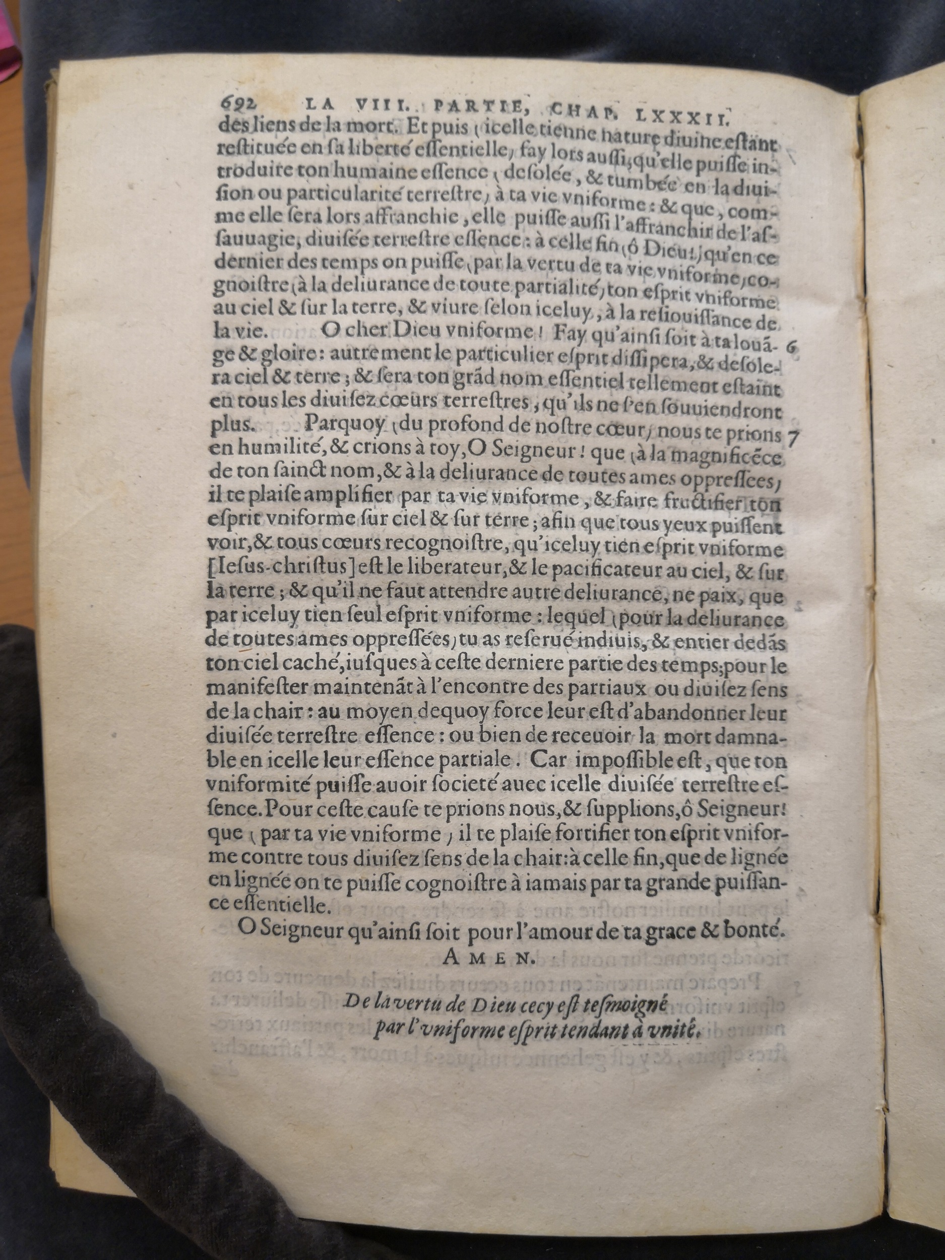 1581c. - Christophe Plantin - Le Livre des témoignages du Trésor caché au champ (Livres 2, 4, 6 et 7) - Anvers Musée Plantin Moretus