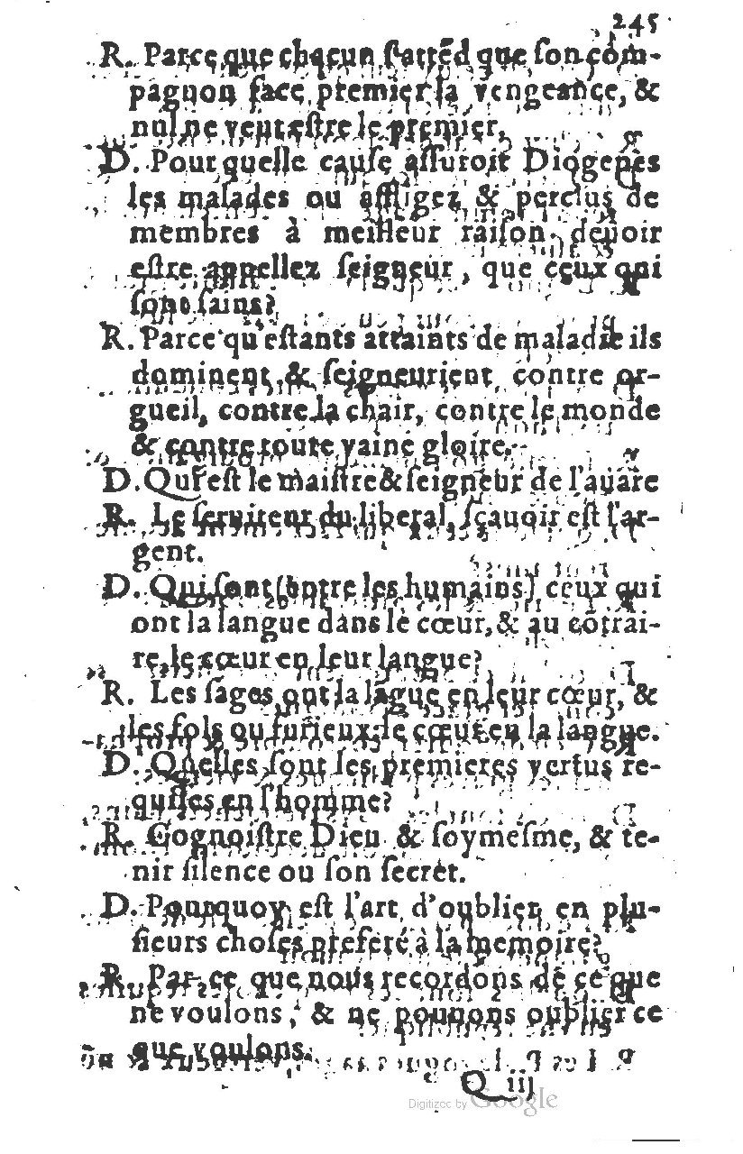 1581 - Nicolas Bonfons  - Trésor des sentences dorées - Princeton