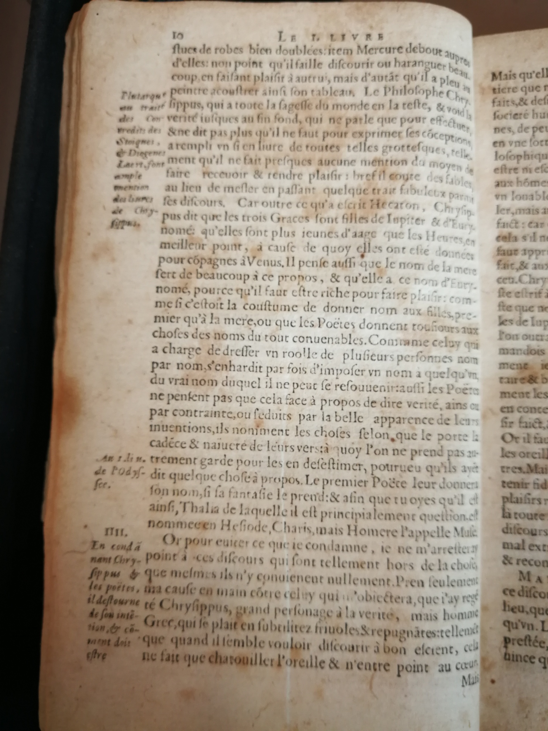 1606 - Jean Arnaud - Œuvres morales et mêlées de Sénèque, Trésor de philosophie morale - BM Marseille