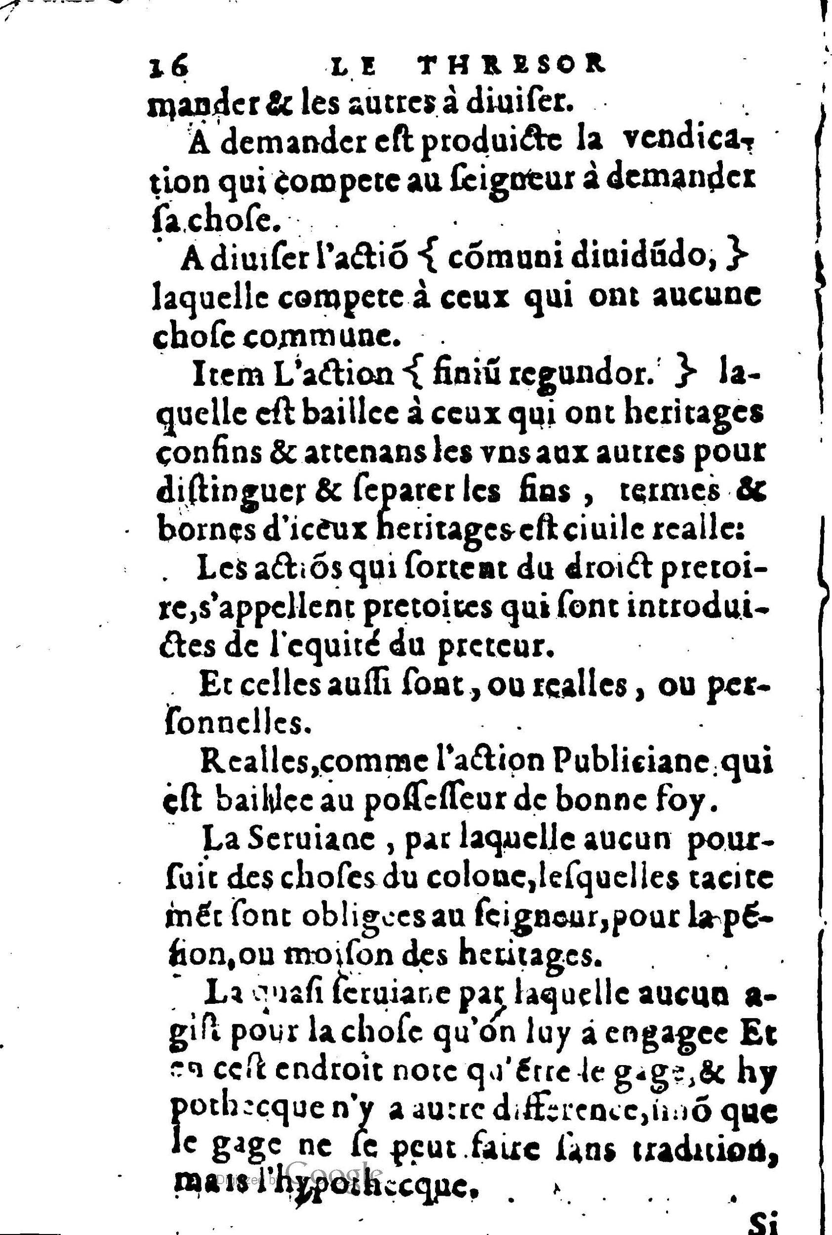 1605 - Pierre Rigaud - Trésor de pratique pour les juges - BM Lyon