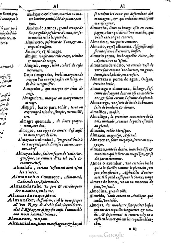 1616 - Veuve Marc Orry - Trésor des deux langues espagnole et française (Première et Seconde parties) - BM Lyon
