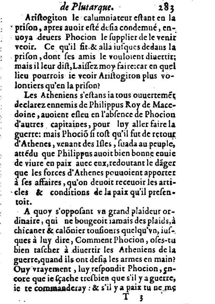 1611 - Pierre Rigaud - Trésor des vies de Plutarque - BM Lyon