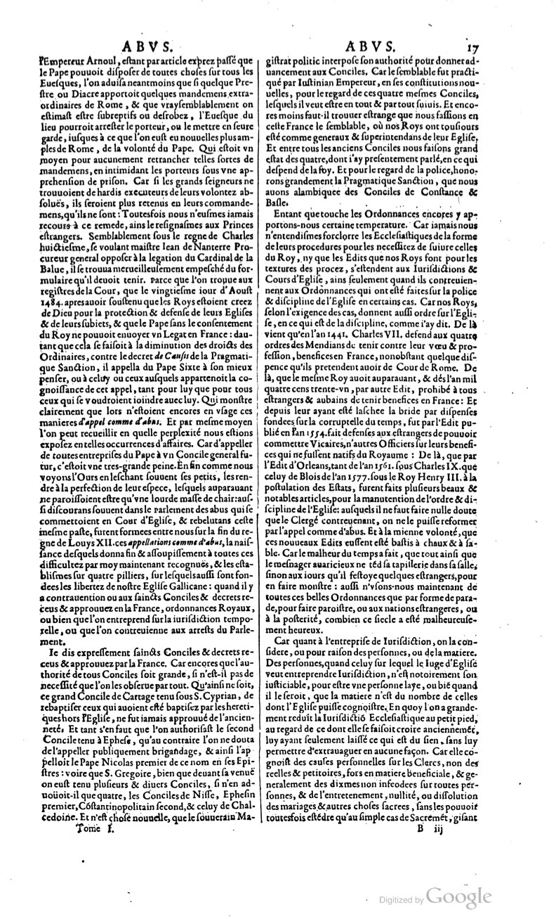 1629 - Veuve Nicolas Buon - Trésor du droit français (21754 T. 1) - BM Lyon