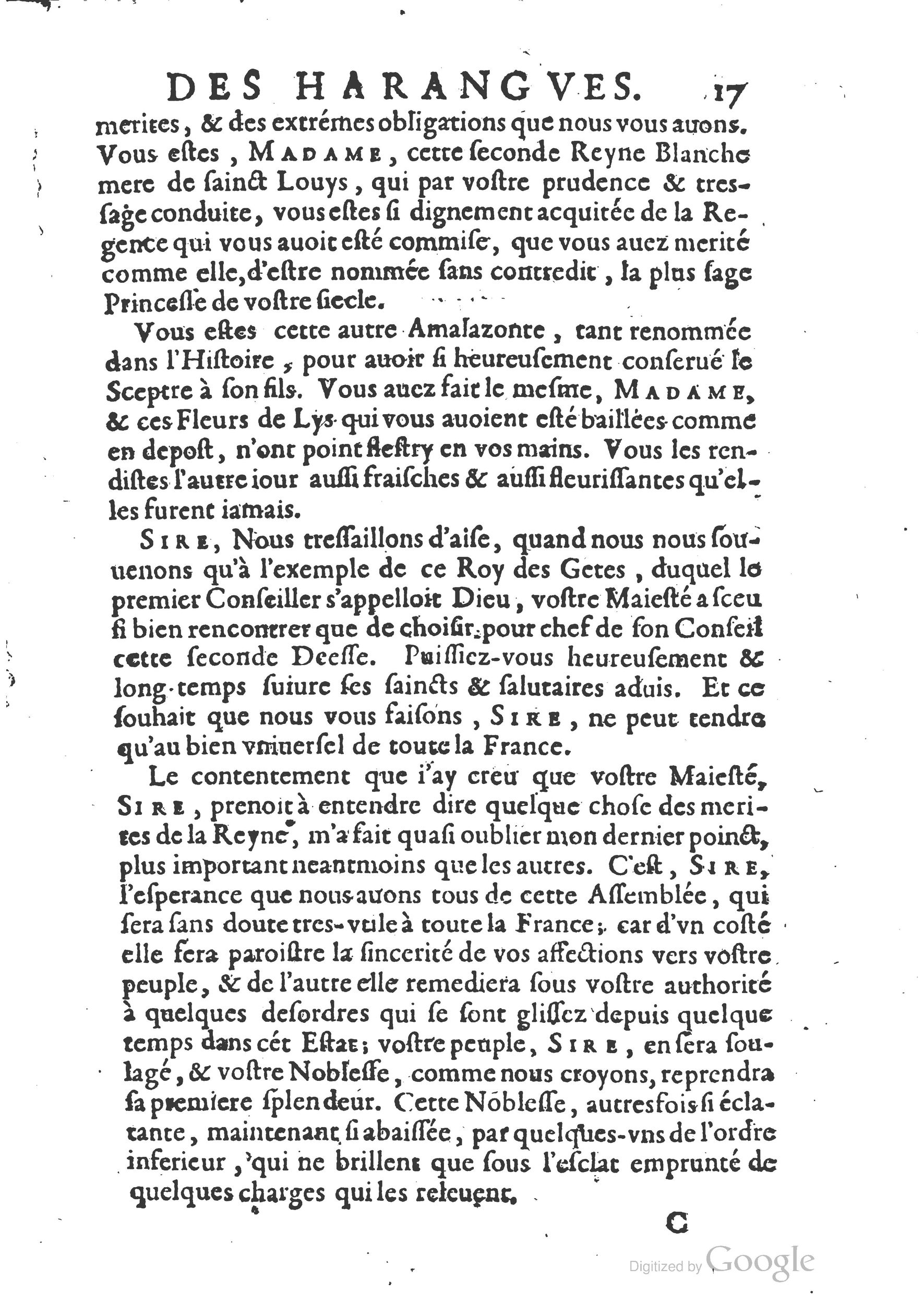 1654 - Michel Bobin - Trésor des harangues, remontrances et oraisons funèbres - BM Lyon