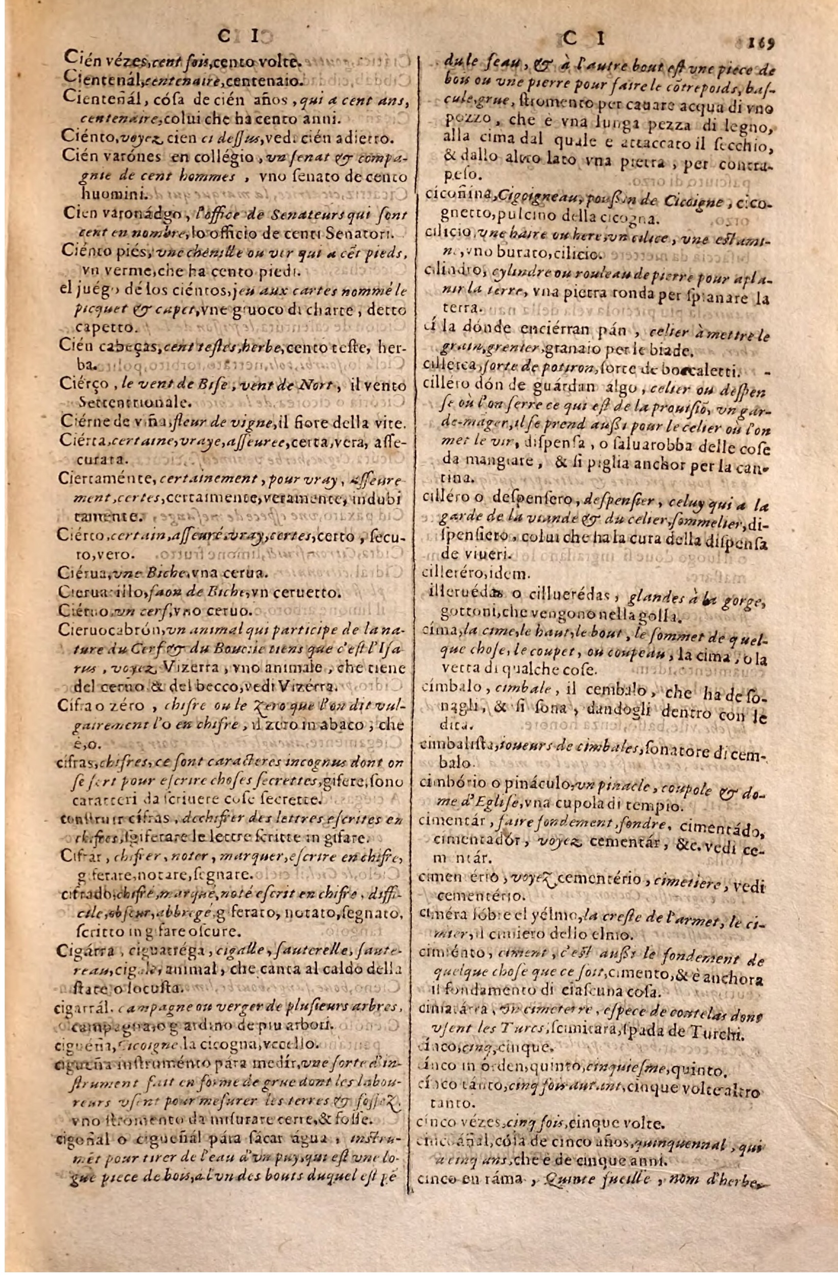 1627 - Jacques Crespin - Trésor des trois langues - Regensburg