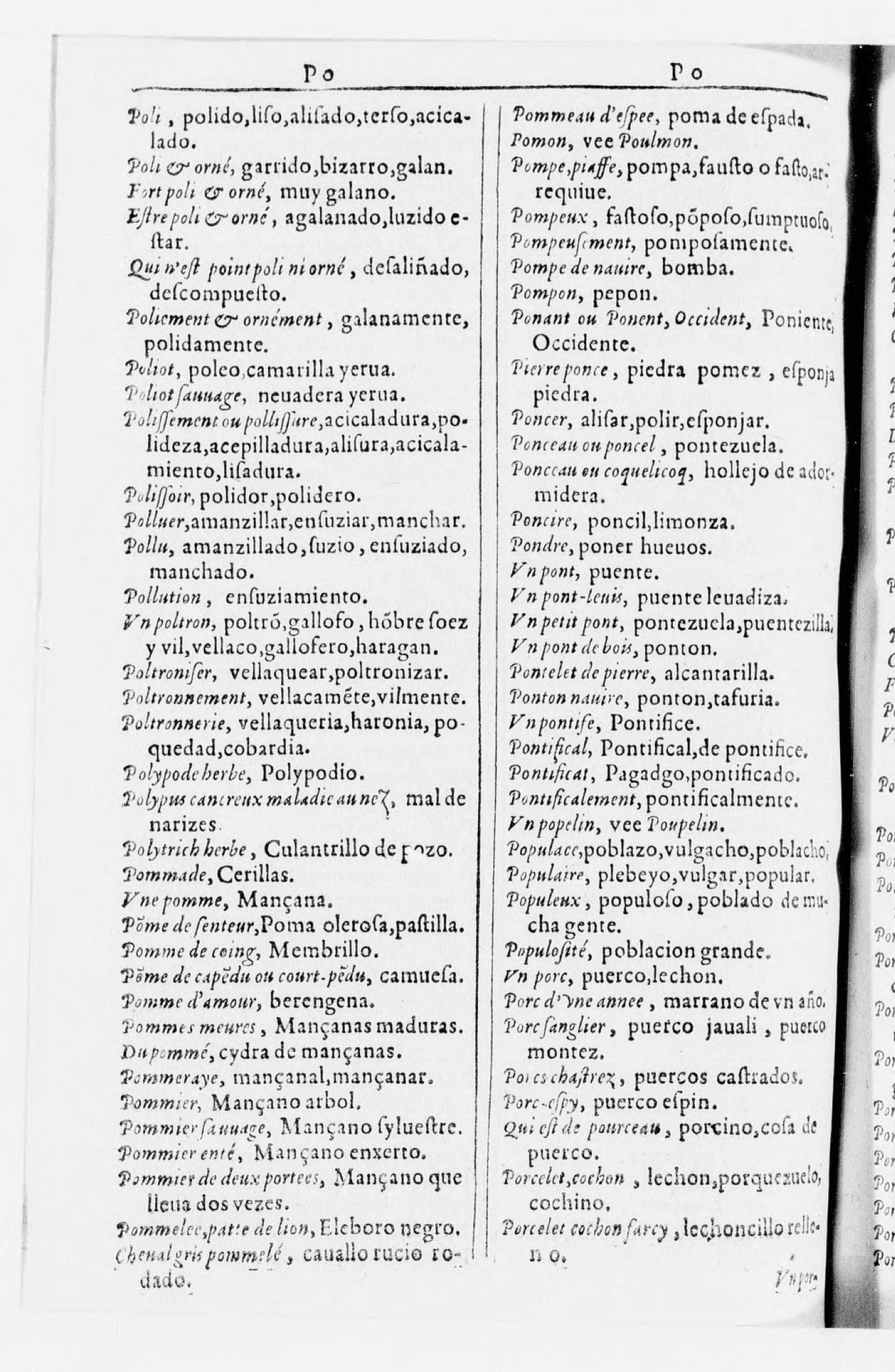 1616 - Veuve Marc Orry - Trésor des deux langues espagnole et française (Seconde partie) - BnF 1616 - Veuve Marc Orry - Trésor des deux langues espagnole et française (Seconde partie) - BnF