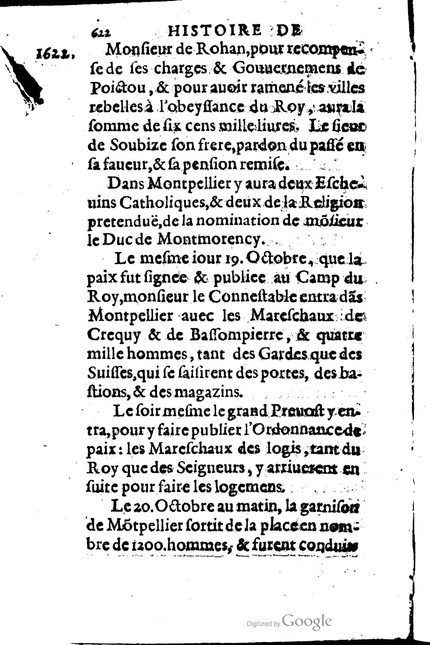 1623 - Joseph Bouillerot - Trésor de l’histoire générale de notre temps - BM Lyon