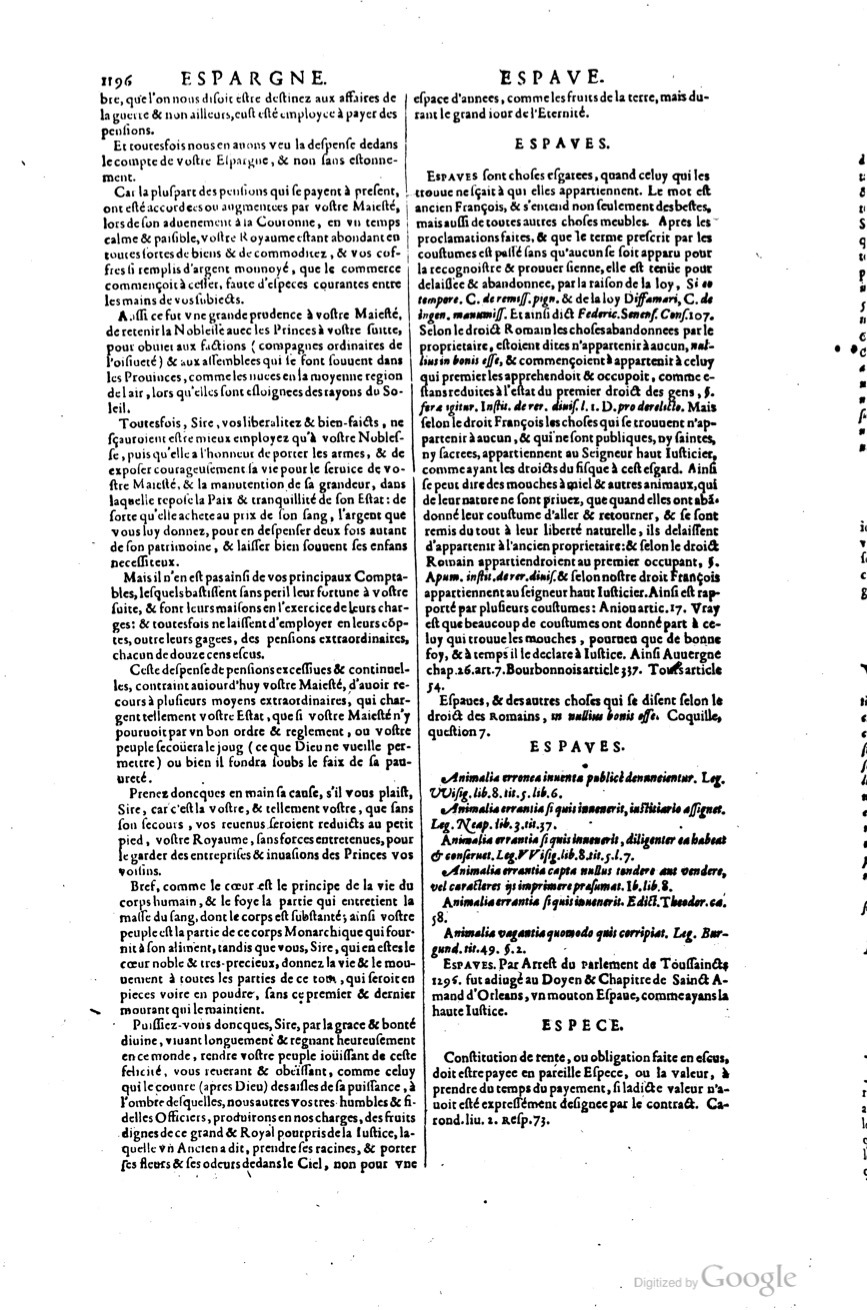 1629 - Veuve Nicolas Buon - Trésor du droit français (29620 T. 1) - BM Lyon