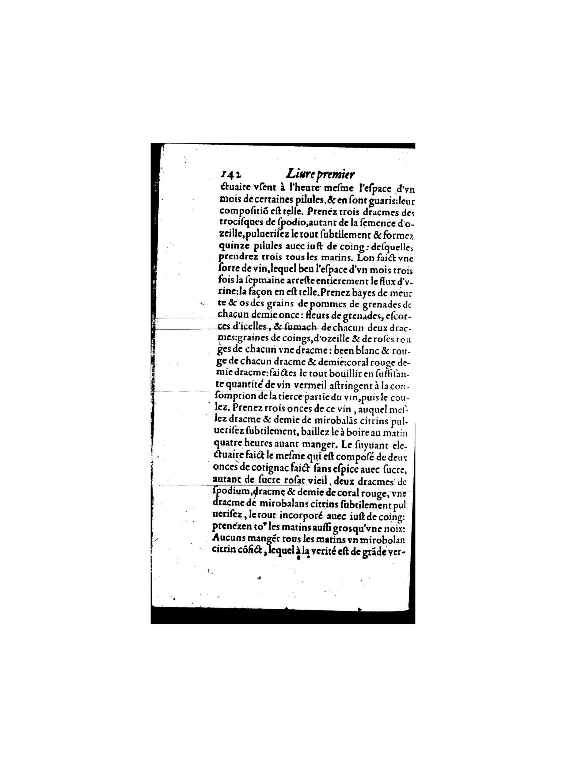 1587 - Jacques du Puis - Trésor des remèdes secrets pour les maladies des femmes - BnF