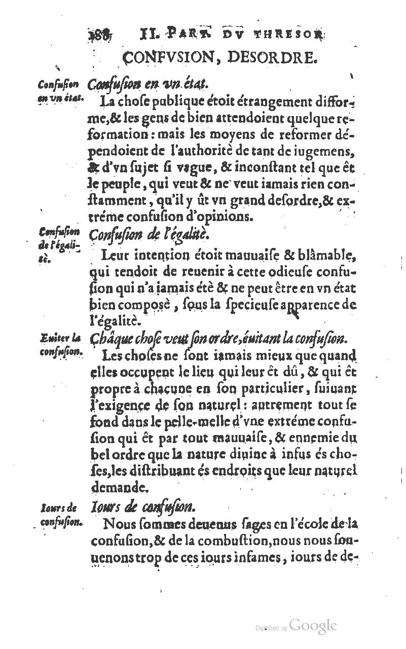 1610 - Louis Coste - Trésor de l’éloquence française (Seconde partie) - BM Lyon