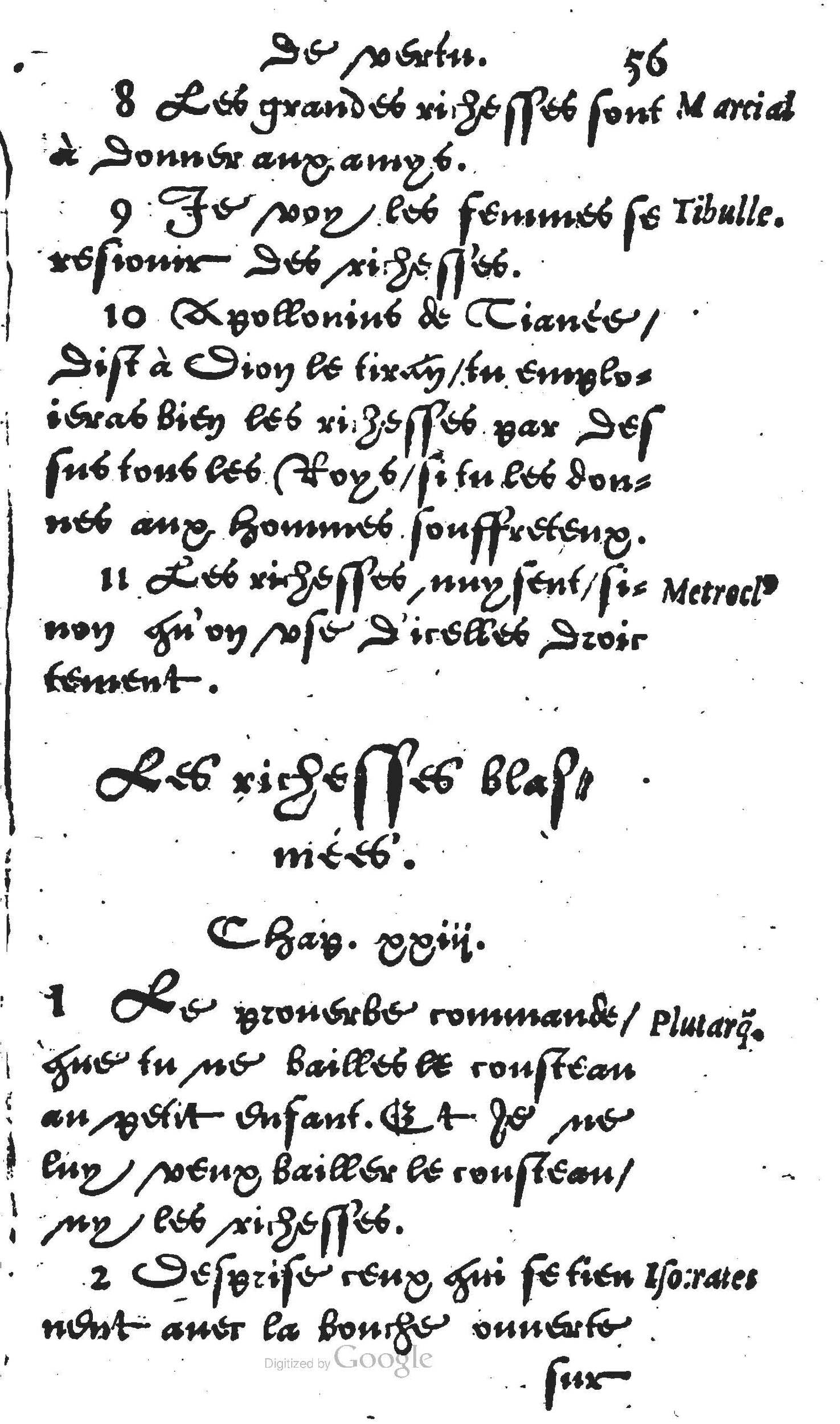 1560 - Jean Bellère - Trésor de vertu - Det Kongelige Bibliotek 1560 - Jean Bellère - Trésor de vertu - Det Kongelige Bibliotek