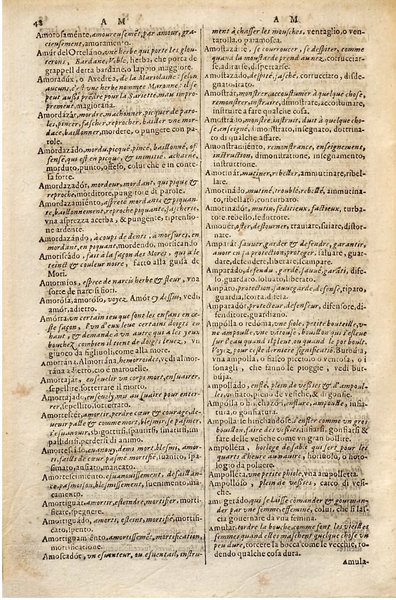 1627 - Jacques Crespin - Trésor des trois langues - Regensburg