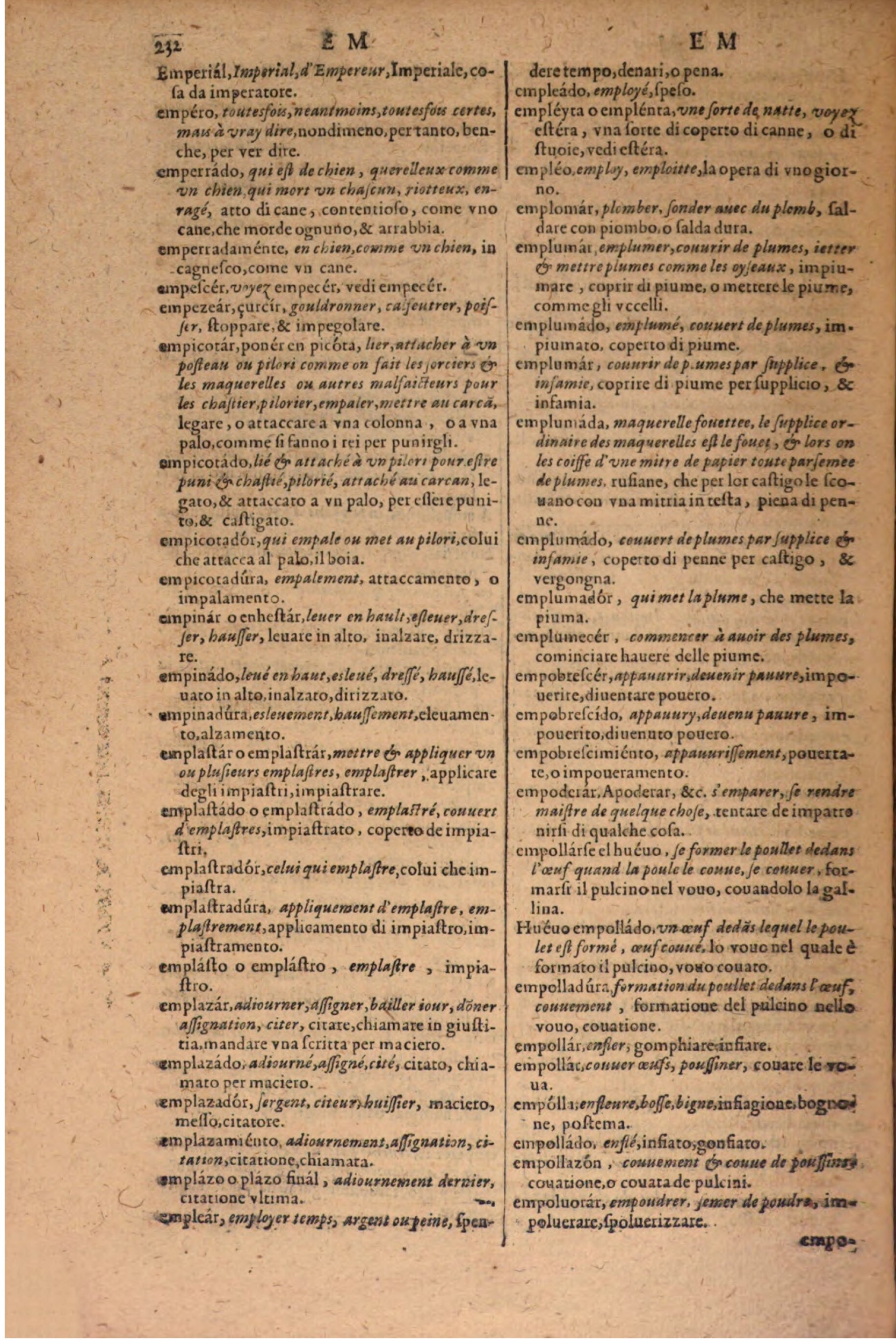 1606 Samuel Crespin Thresor des trois langues, francoise, italiene et espagnolle - BSB-250.jpeg