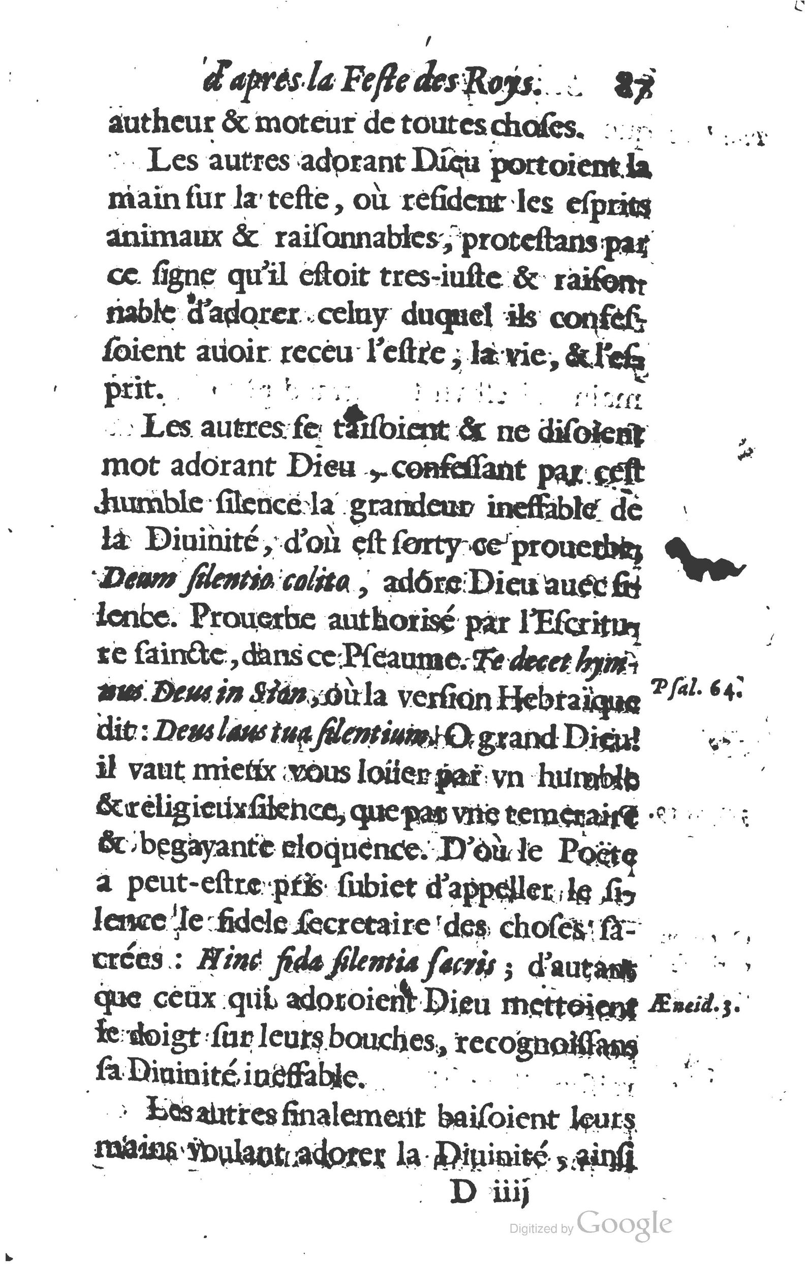 1629 - Manassés de Préaulx - Sermons ou Trésors de la piété chrétienne - BM Lyon