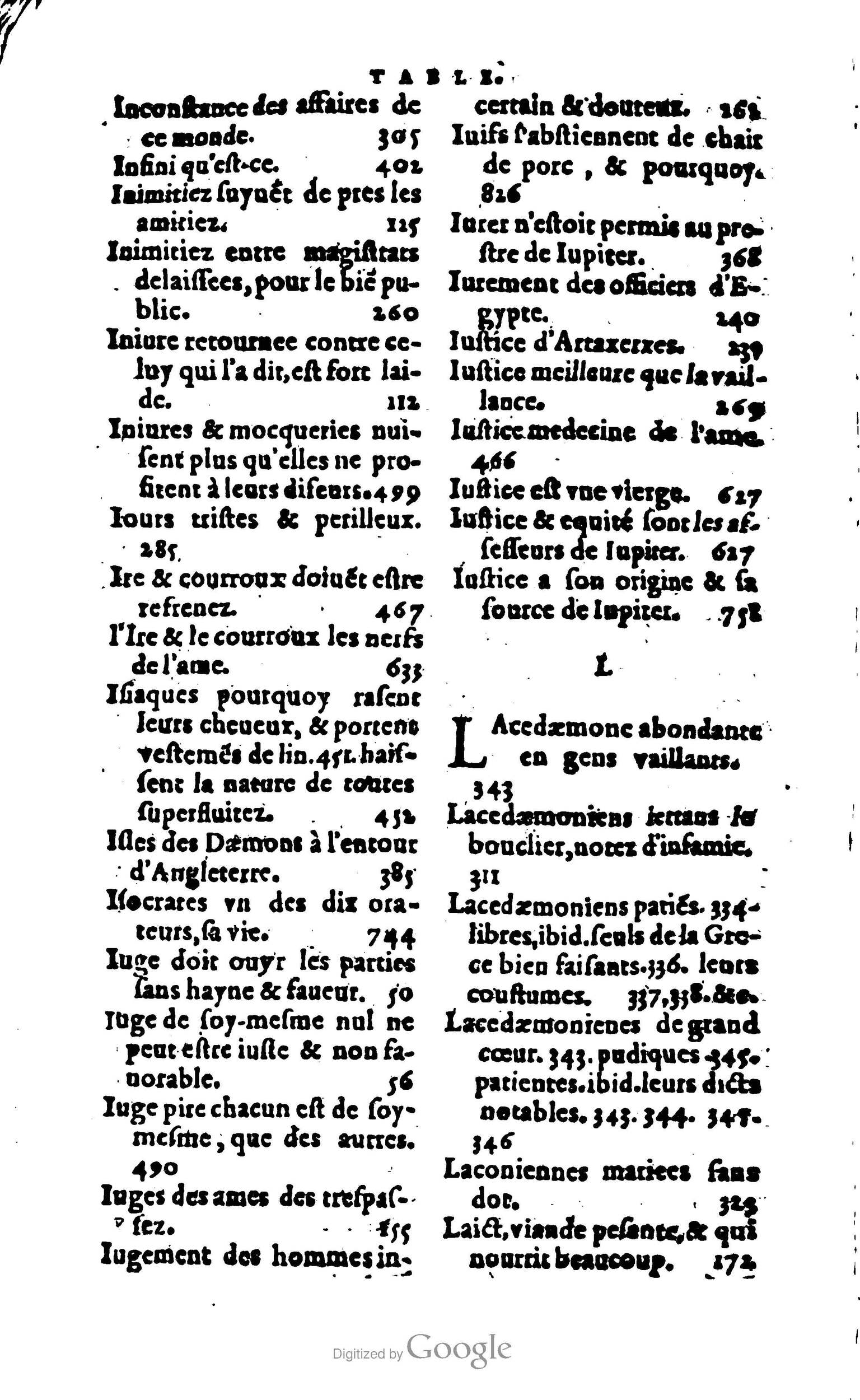 1578 - Jean Poupy - Trésor des morales de Plutarque - BSB Munich