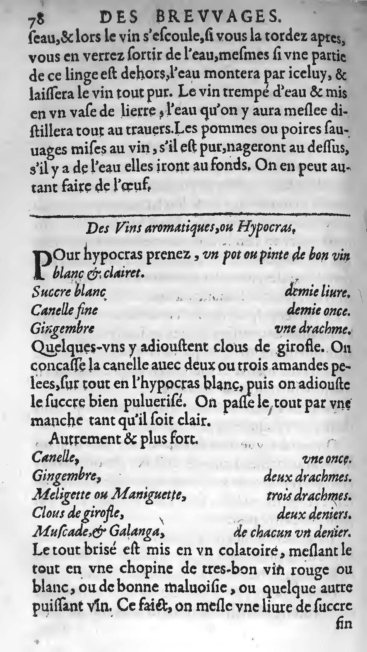 1607 - Étienne Servain et Jean Antoine Huguetan - Trésor de santé ou ménage de la vie humaine - BIU Santé