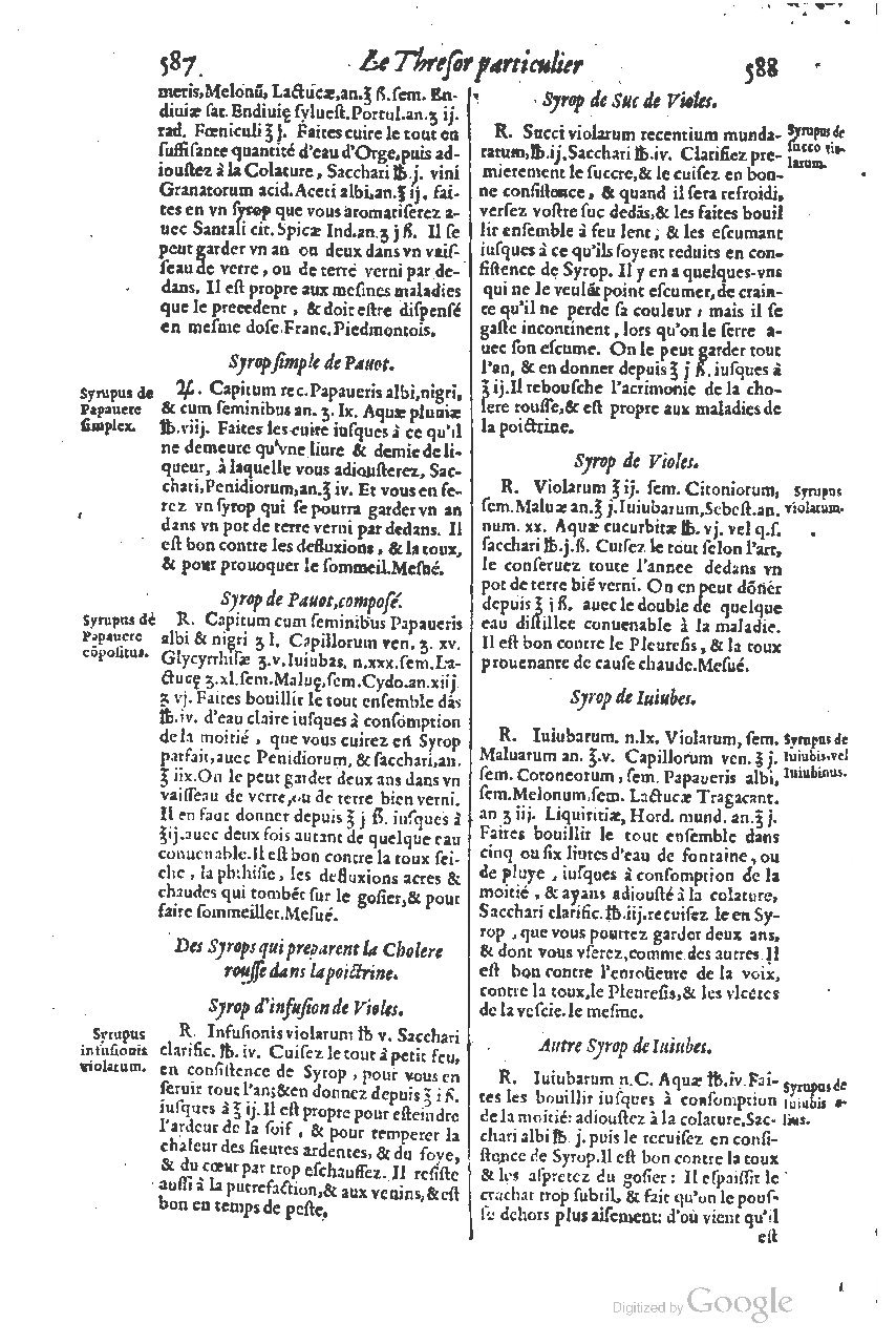 1616 - Étienne Gamonet - Grand trésor ou dispensaire - BSB Munich