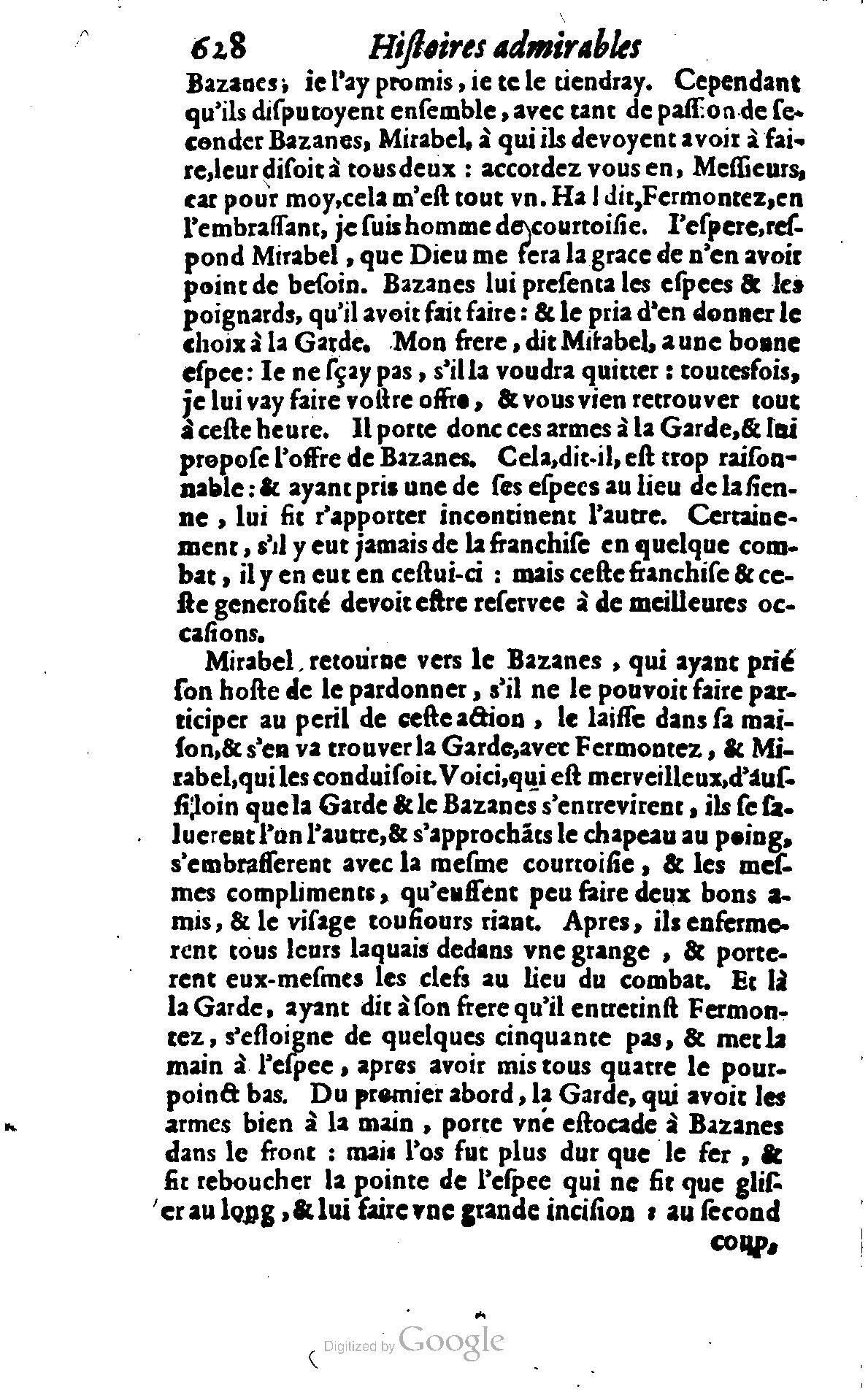 1628 - Jacques Crespin - Trésor d’histoires admirables et mémorables - BSB Munich