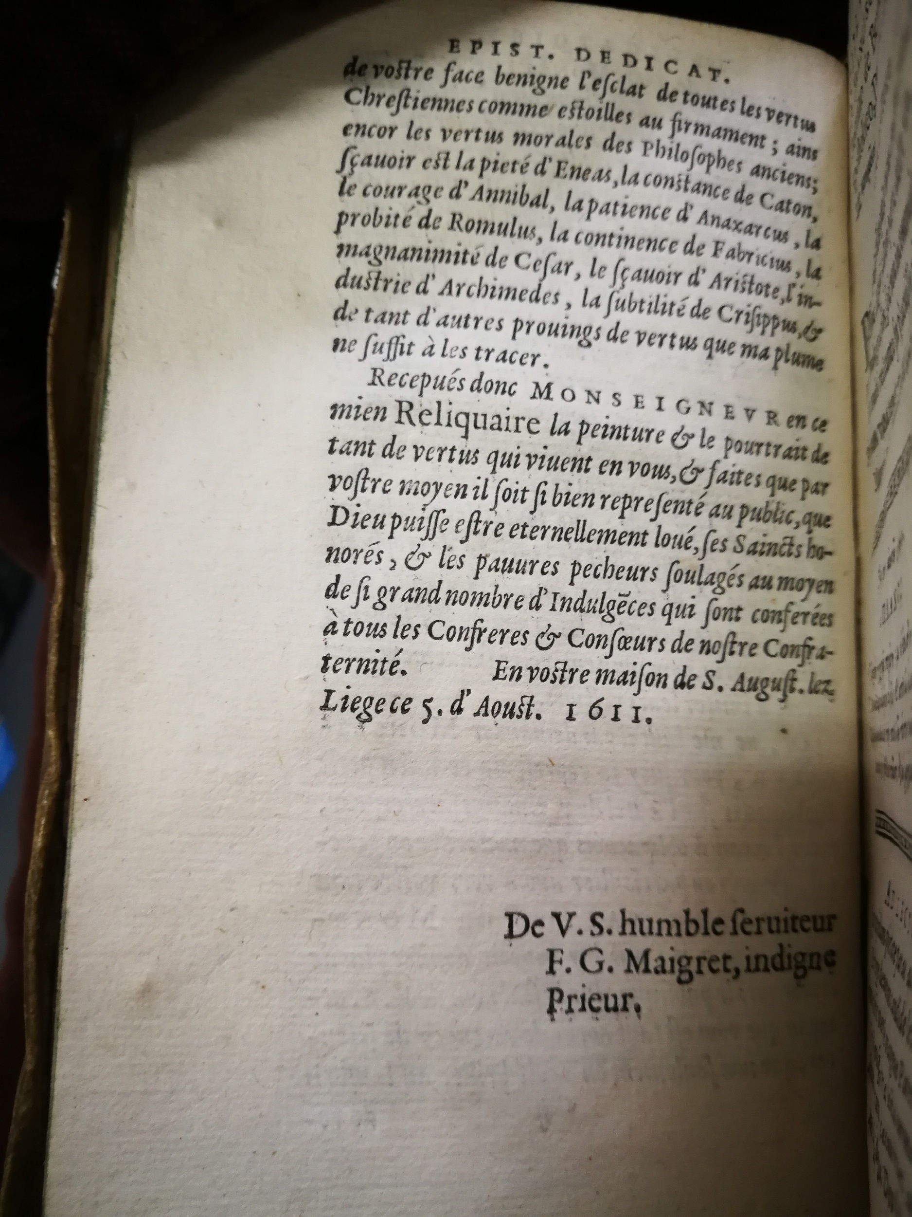 1611 - Christian Ouwerx - Trésor ou reliquaire d’honneur de Jésus Christ et de ses saints - BU Lille