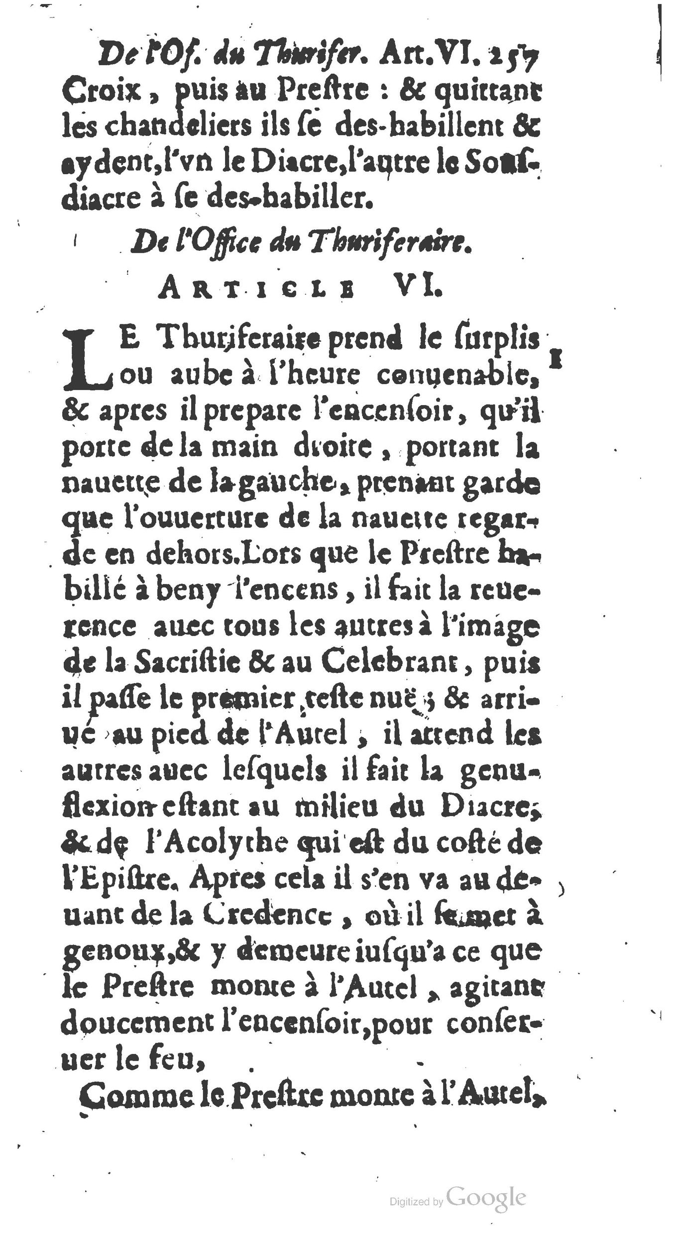 1651 - Jean Guillermet - Abrégé du trésor des cérémonies ecclésiastiques - BM Lyon