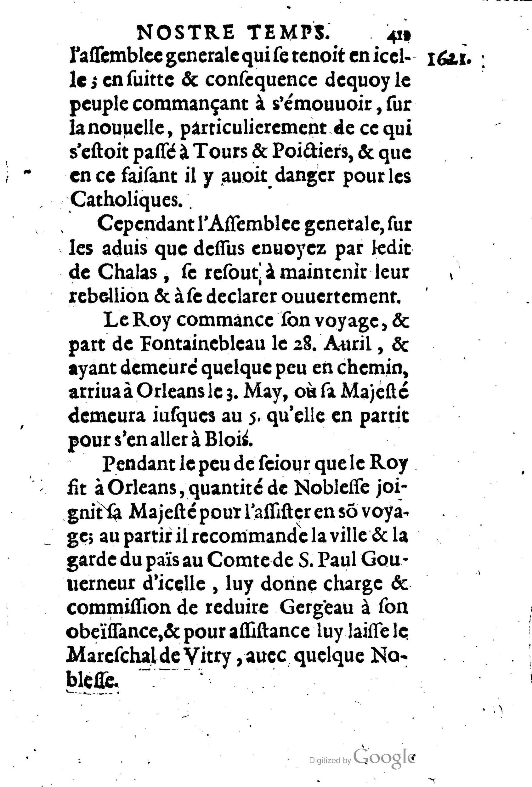 1623 - Joseph Bouillerot - Trésor de l’histoire générale de notre temps - BM Lyon