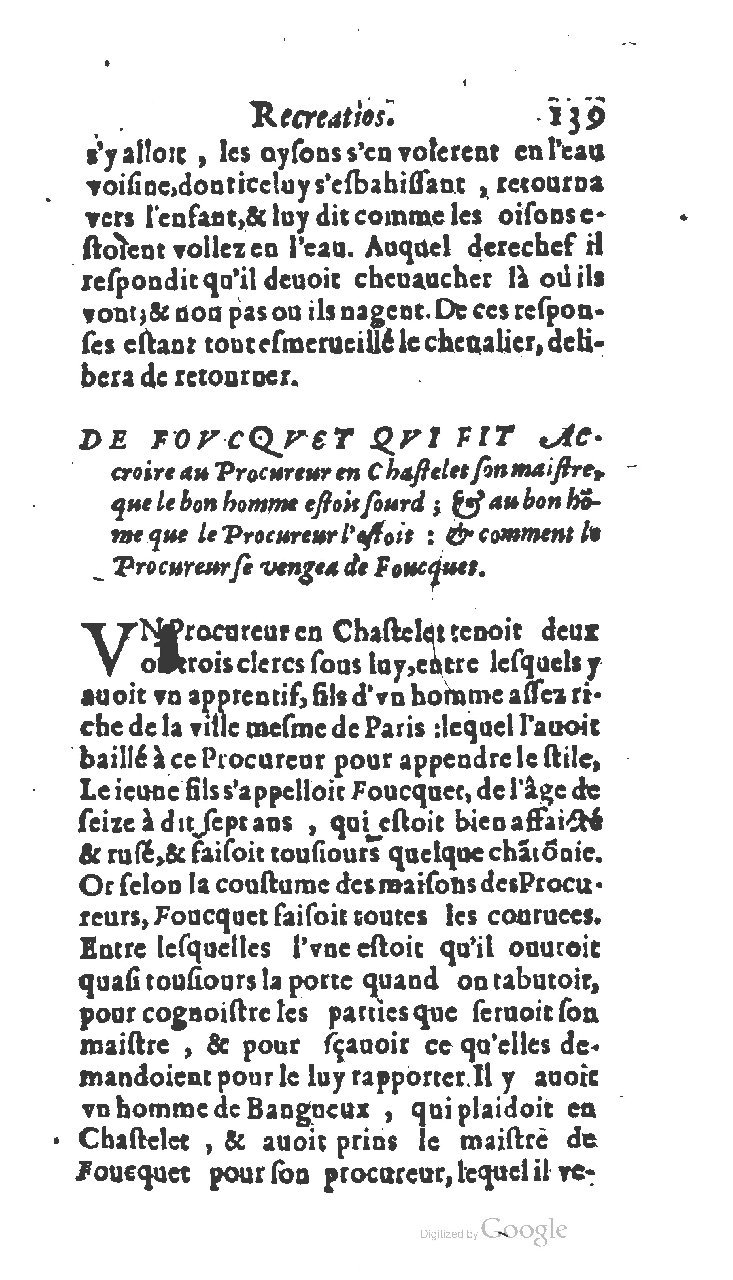 1611 - Jean Osmont - Trésor des récréations - BSB Munich