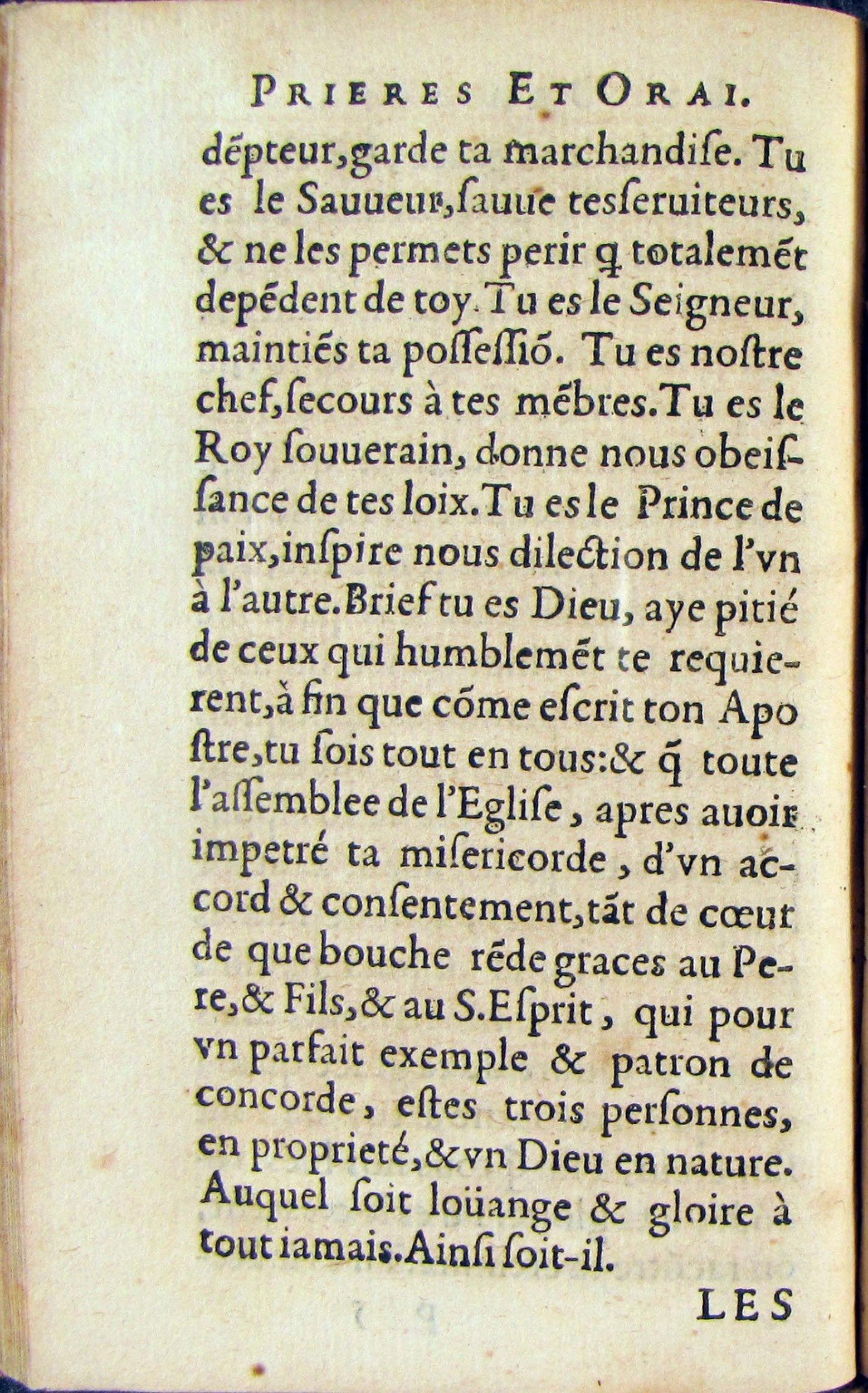 1572 - Antoine Certia - Trésor des prières, oraisons et instructions chrétiennes - Nîmes