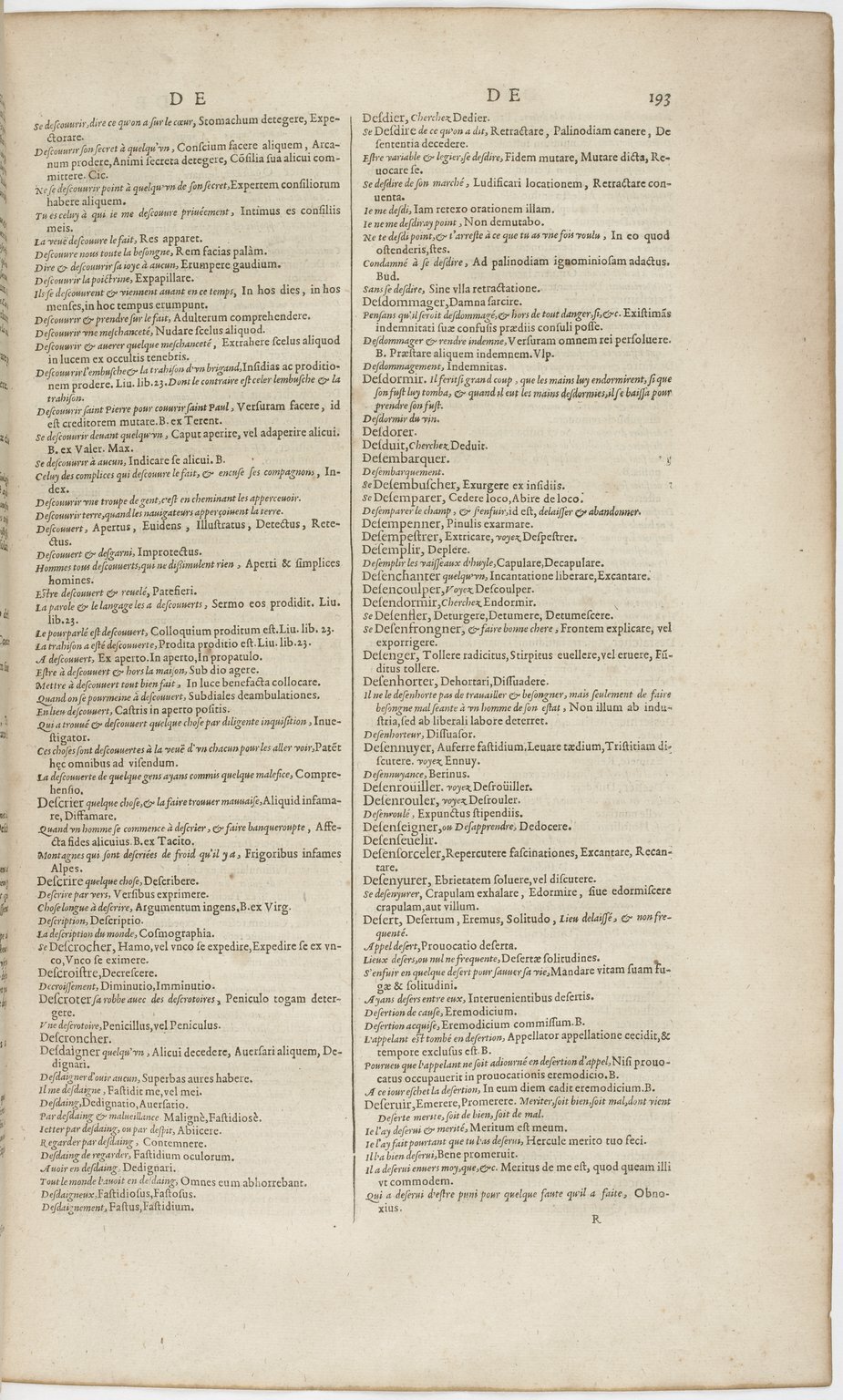 1606 - David Douceur - Trésor de la langue française - BnF