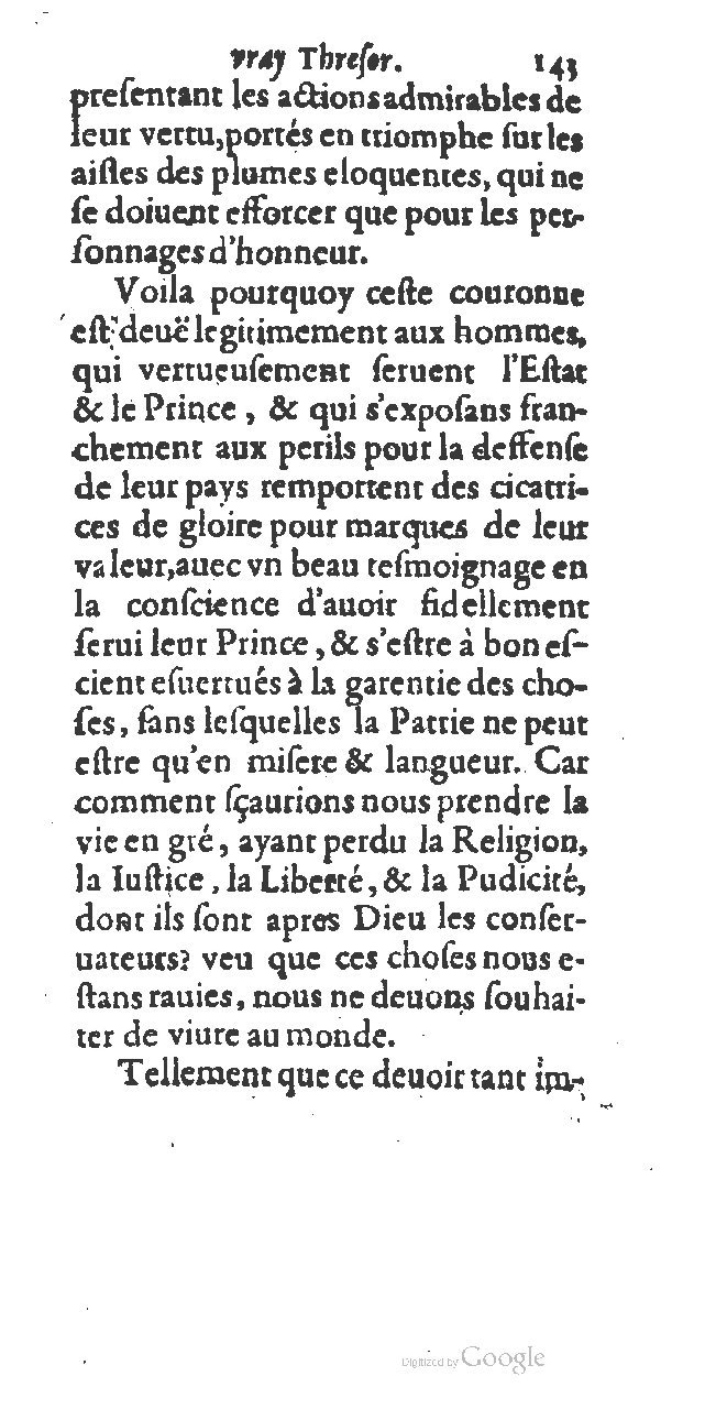 1615 - François Le Fèvre - Cabinet du vrai trésor - BCU Lausanne