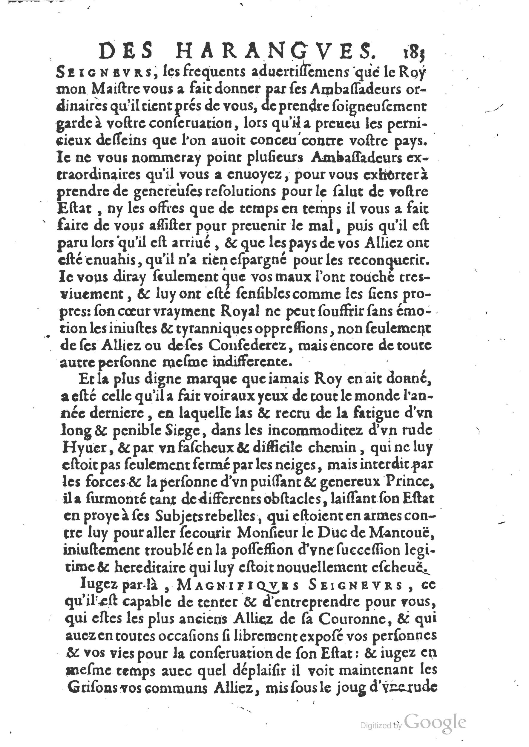 1654 - Michel Bobin - Trésor des harangues, remontrances et oraisons funèbres - BM Lyon 1654 - Michel Bobin - Trésor des harangues, remontrances et oraisons funèbres - BM Lyon