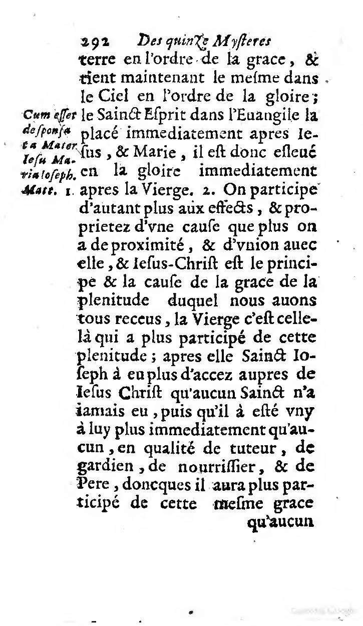 1646 - Jean Piot - Trésor inestimable de Saint-Joseph - BNC Rome