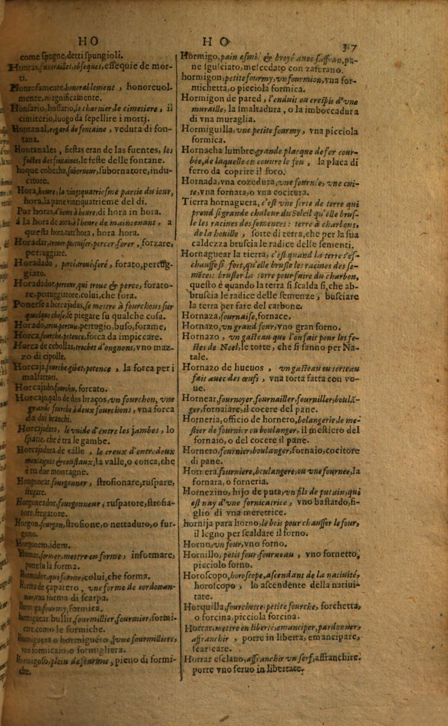 1617 - Samuel Crespin - Trésor des trois langues espagnole, française et italienne (Première partie) - Regensburg