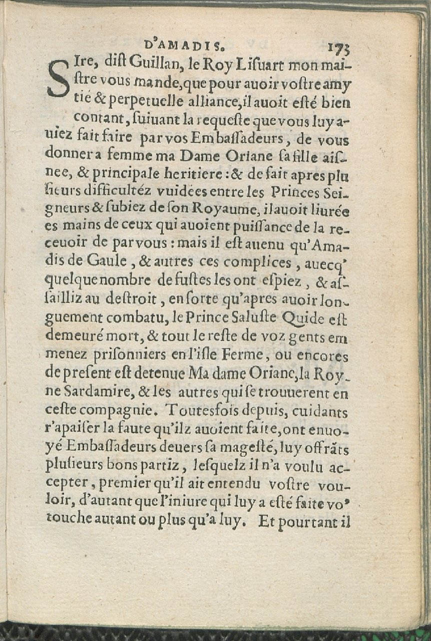 1559 - Pierre Regnard - Trésor des Amadis - Det KLG Copenhague