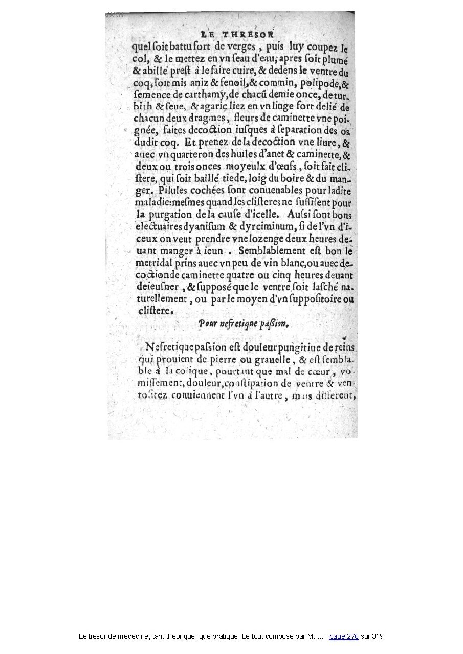 1560 - Pierre et Jan Moine - Trésor de médecine - Université Paris Cité