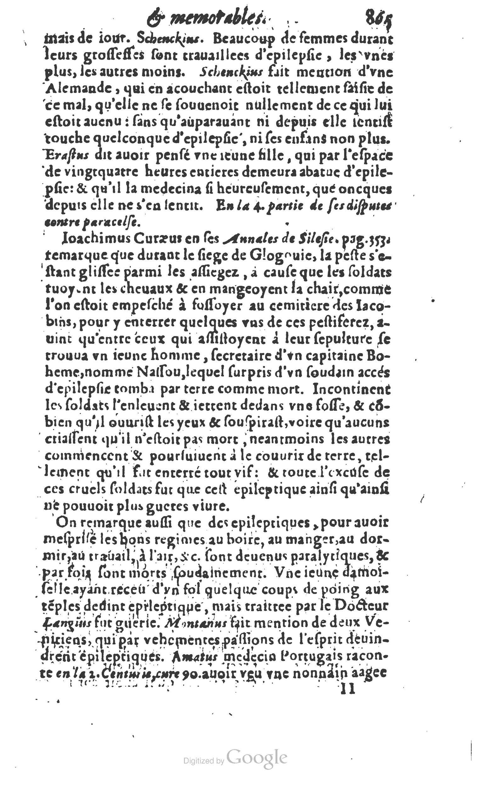 1610 - Paul Marceau - Trésor d’histoires admirables et mémorables - Princeton