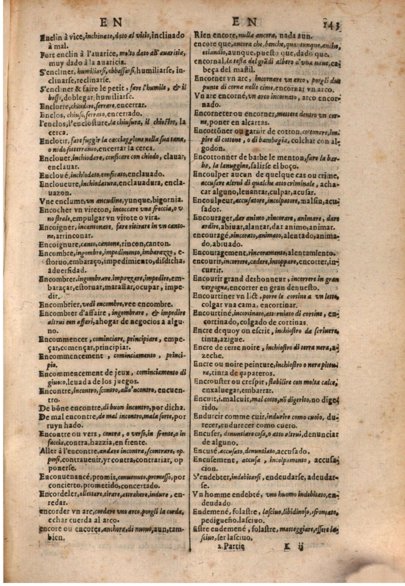 1637 - Jacques Crespin - Trésor des trois langues (Trois parties) - BSB Munich