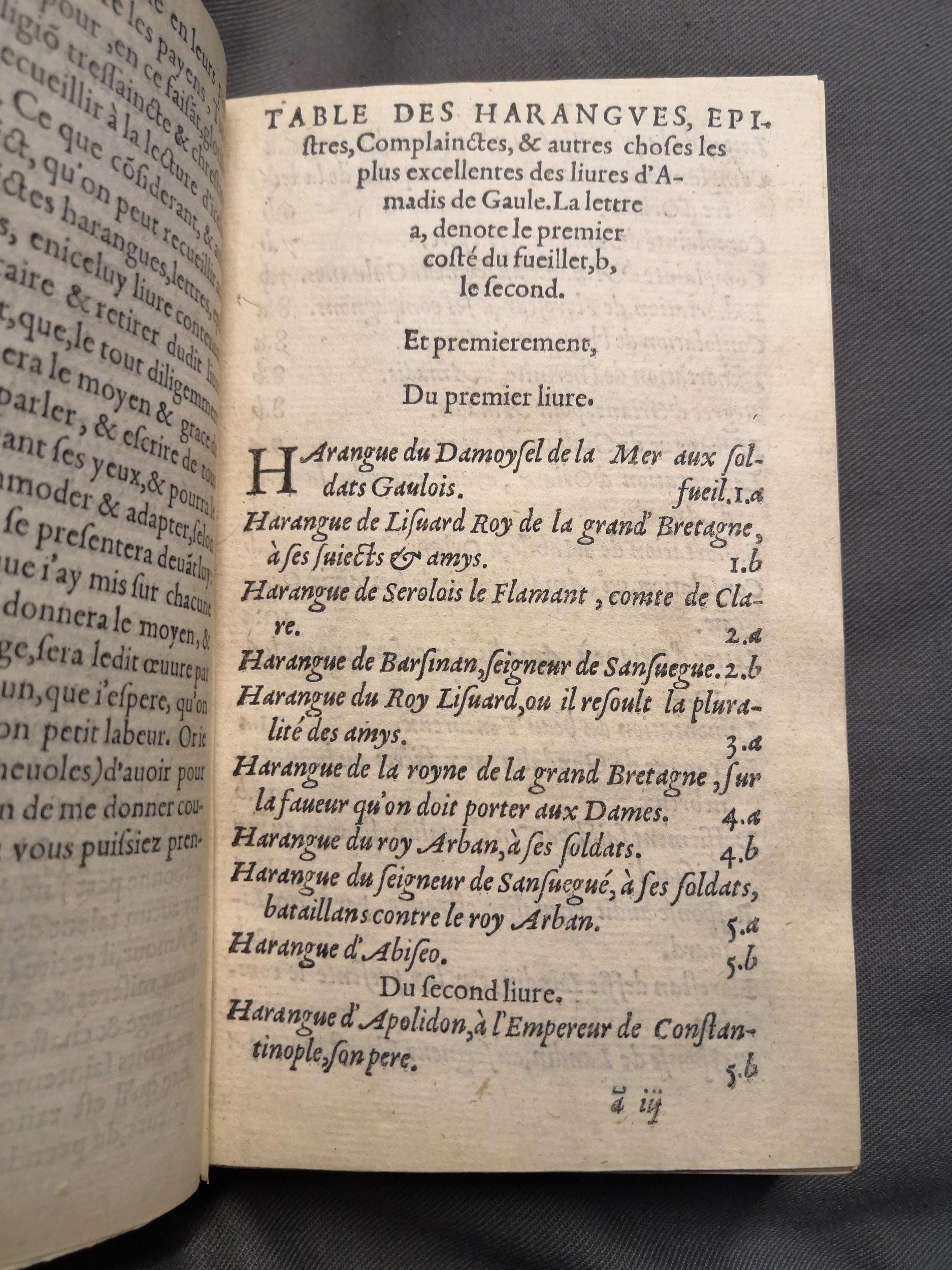 1560 - Étienne Groulleau - Trésor des Amadis - Amsterdam 1560 - Étienne Groulleau - Trésor des Amadis - Amsterdam