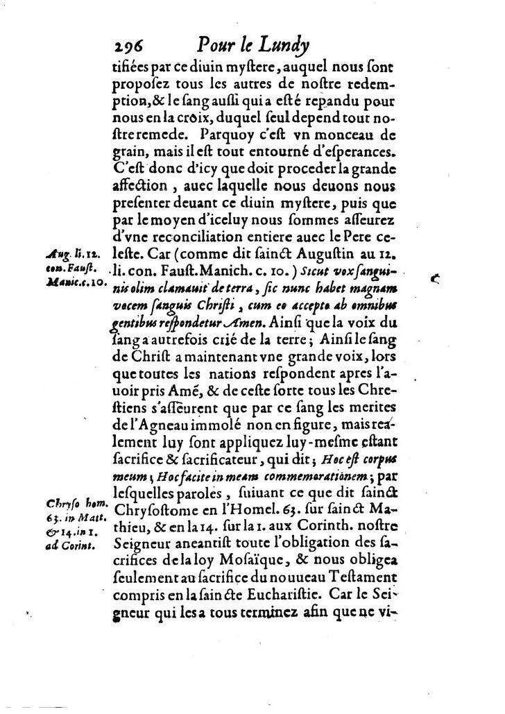 1607 - Nicolas Du Fossé - Trésor quadragésimal - T 02 - BM Lyon