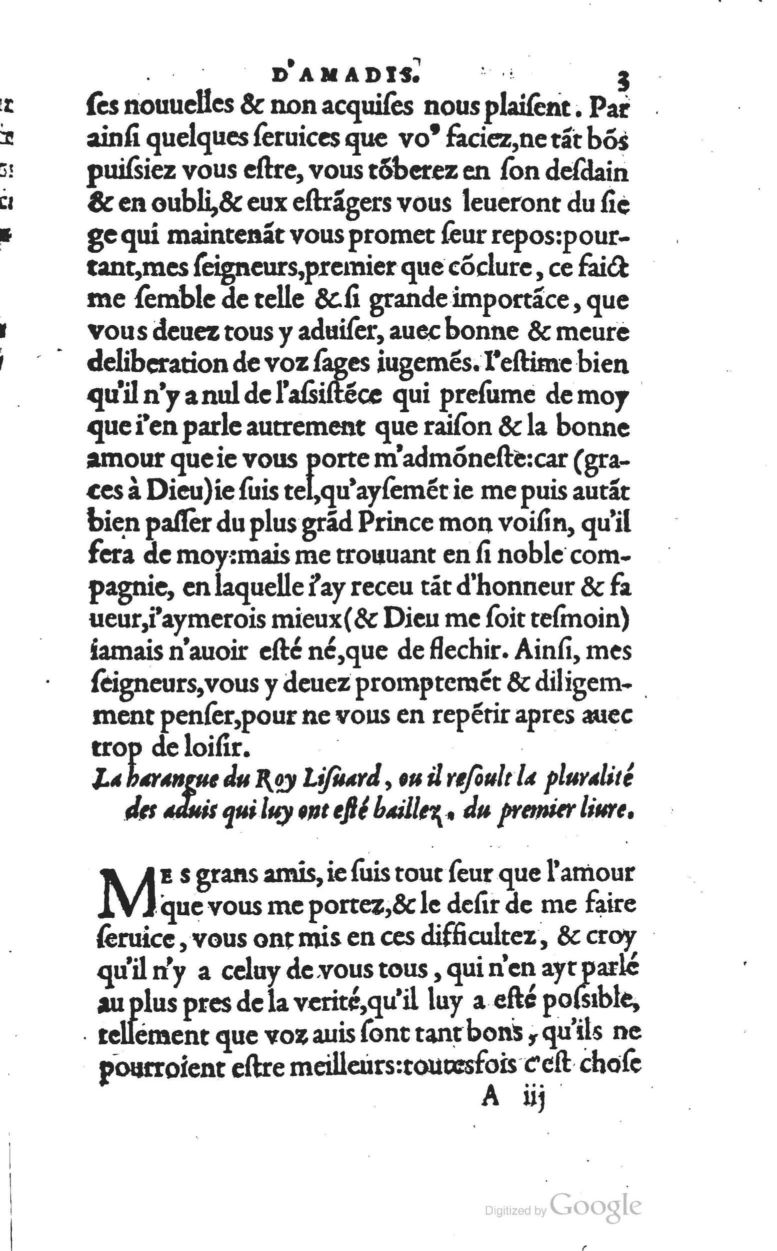 1560 - Vincent Sertenas et Gilles Robinot - Trésor des Amadis - British Library