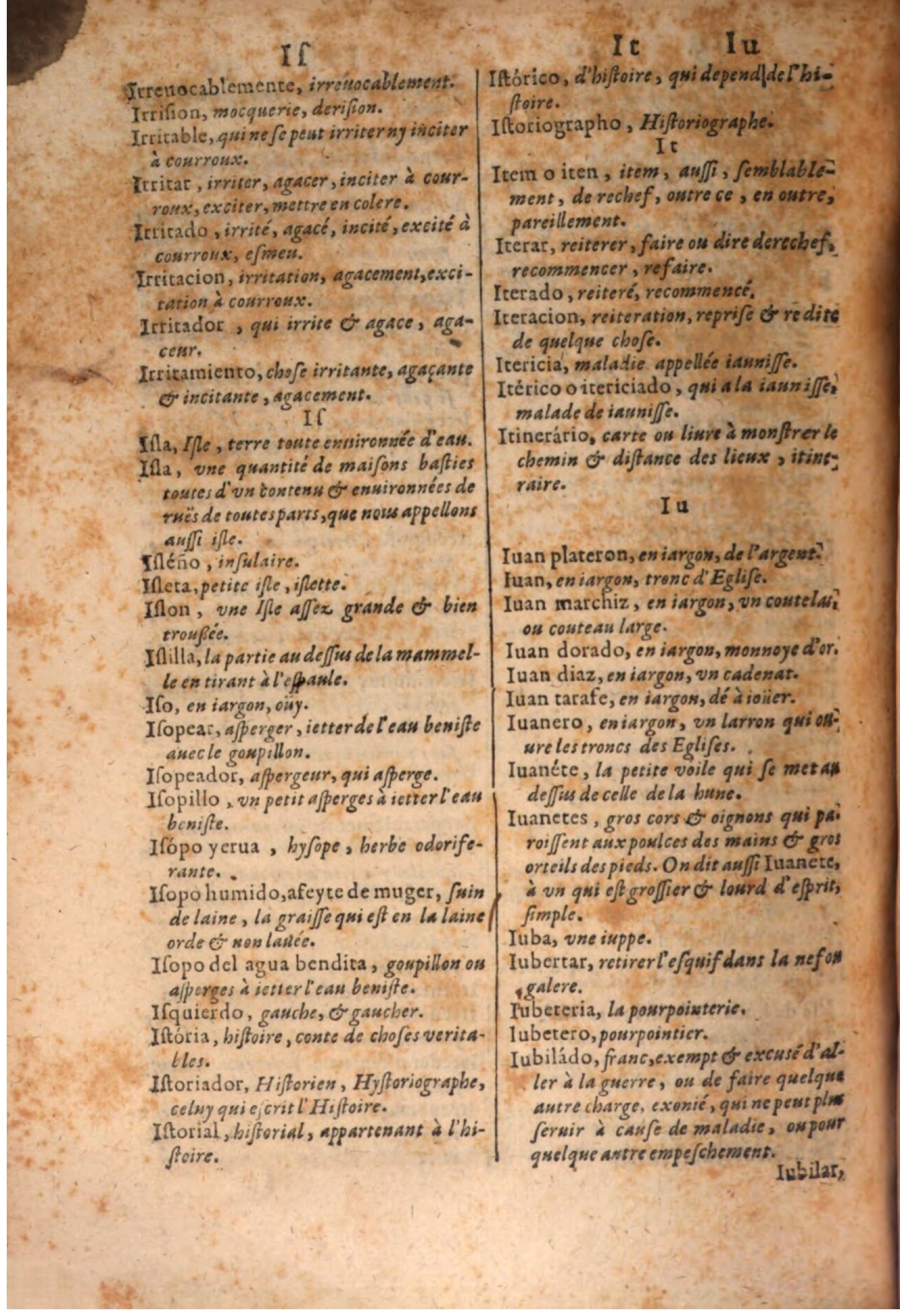 1645 - A. de Sommaville et A. Courbé - Trésor des deux langues espagnole et française - BSB Munich