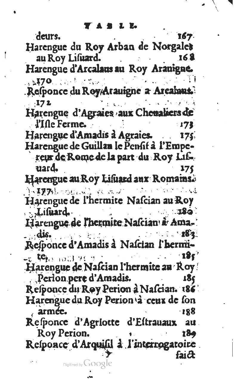 1567 - Jean Pygot - Trésor des Amadis - BM Lyon