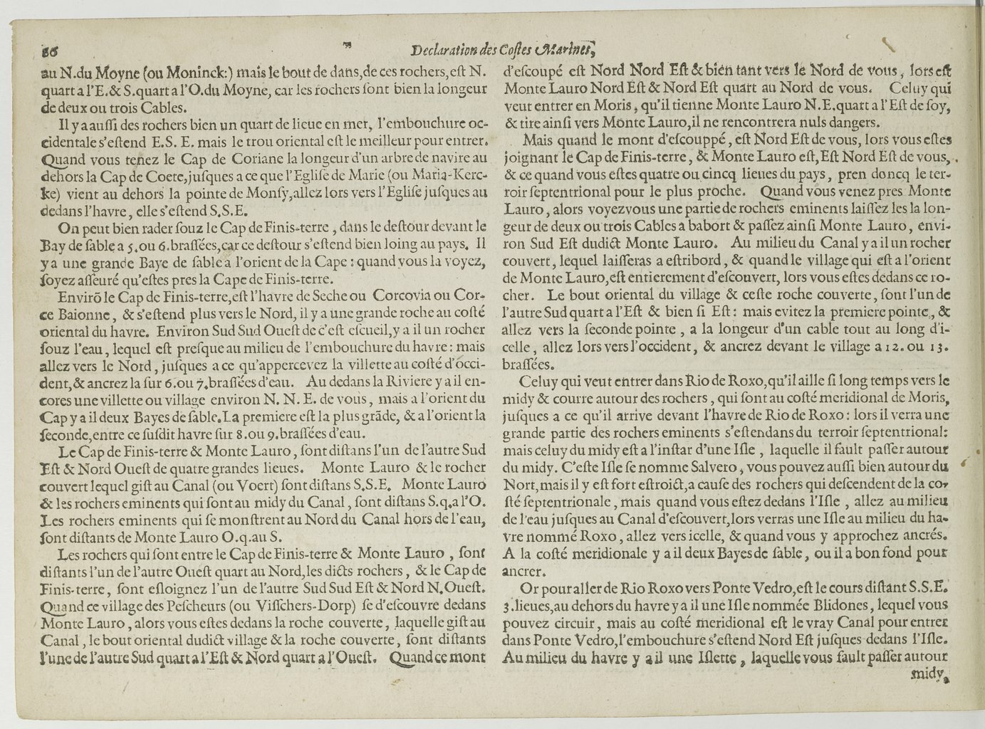 1601 - Bonaventure d’Aseville - Trésorerie ou cabinet de route marinesque - BnF
