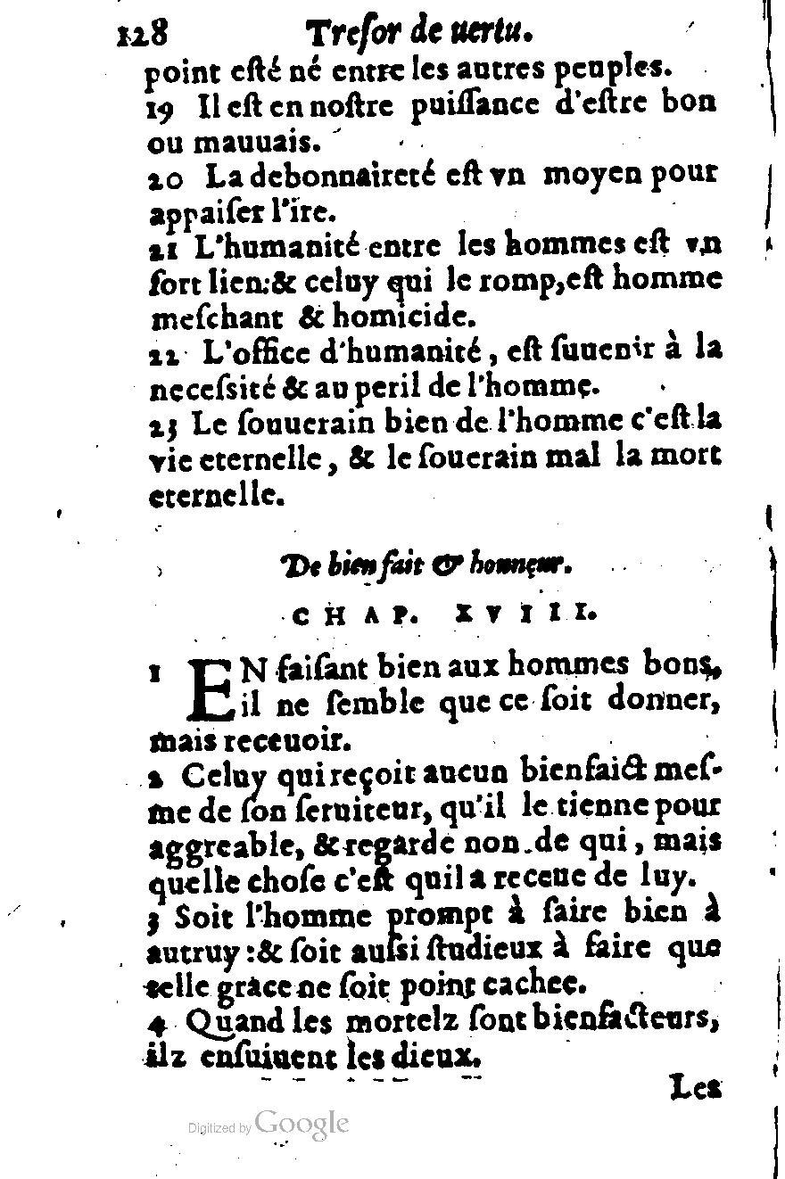 1576 - Benoît Rigaud - Trésor de vertu - British Library