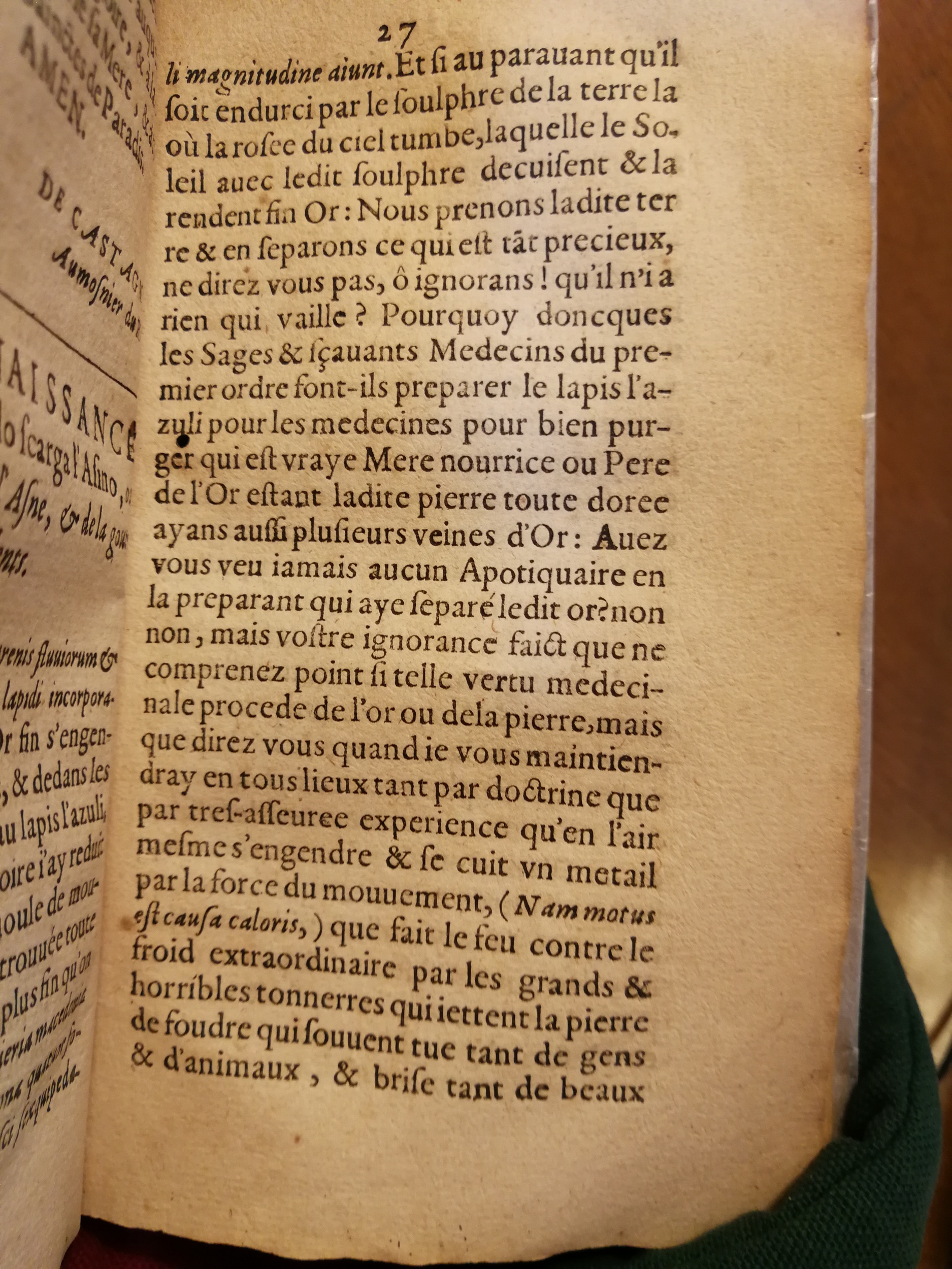 1611 - Charles Sevestre - Trésor philosophique de la médecine métallique - Bibliothèque Sainte-Geneviève